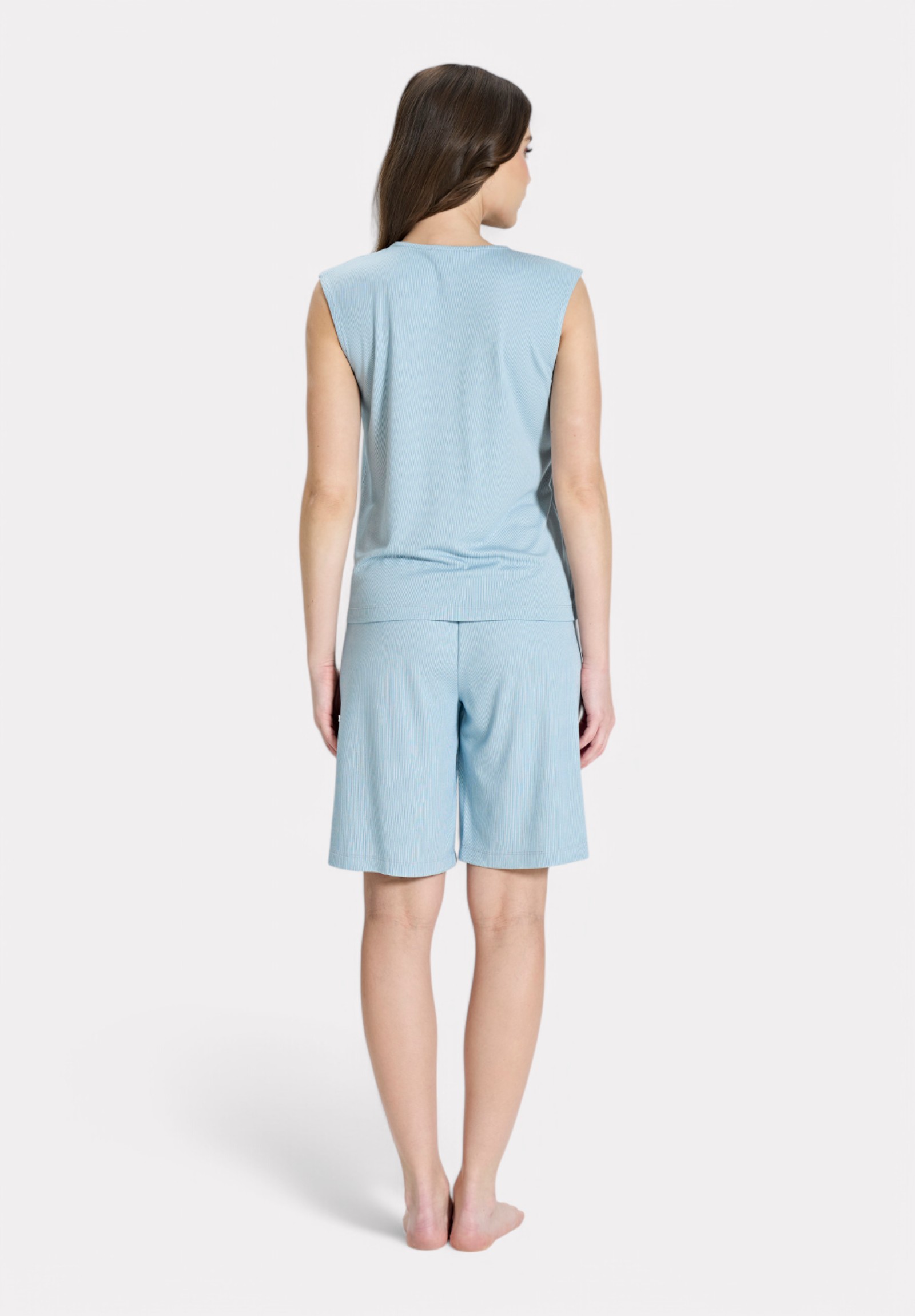 Πιτζάμα Γυναικεία Pijadore Ριπ Μπλε – "Love Everyday PJDR1847-1-Γαλάζιο φωτογραφία