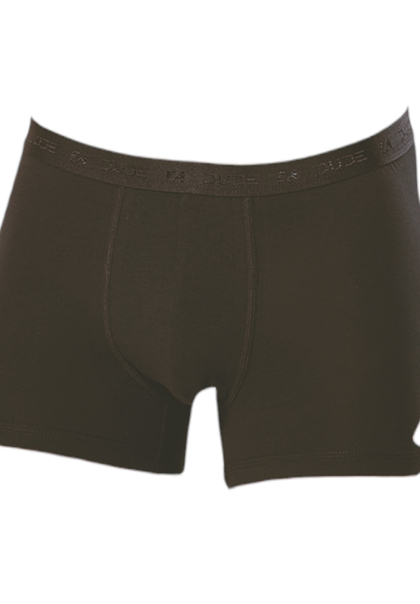 Boxer ανδρικό βαμβακερό 4DUDE με μαλακό εξωτερικό λάστιχο DD1200-Μαύρο φωτογραφία