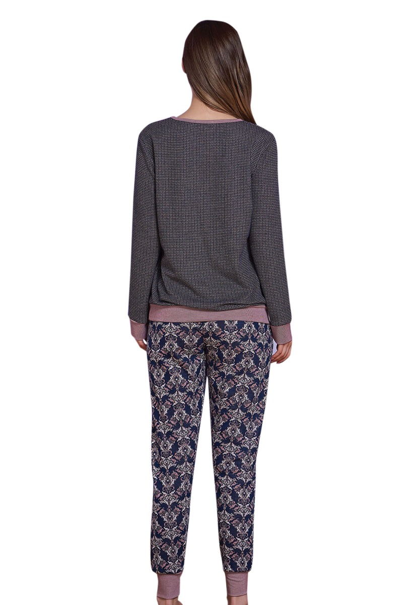 Πιτζάμα Sevim γυναικεία ζεστή Lahour Love 12237 φωτογραφία