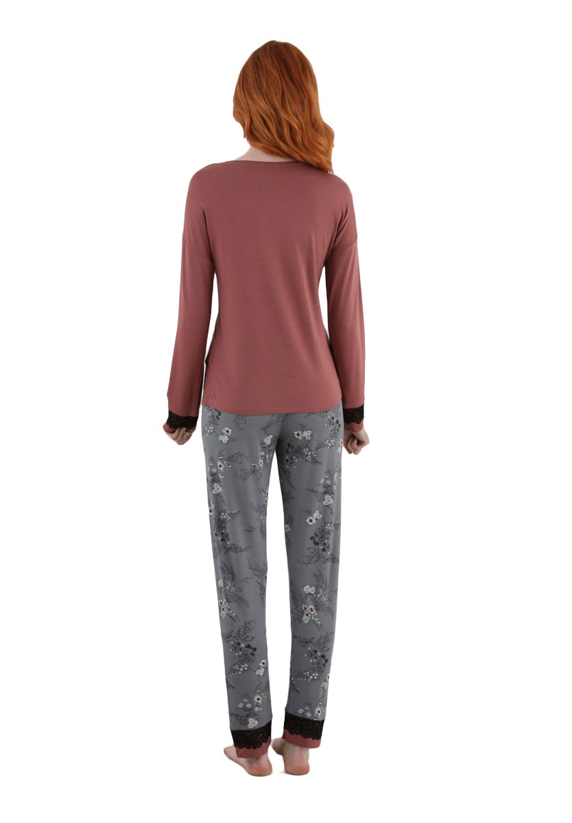 Πιτζάμα γυναικεία Sevim Soft Elegant Pastels 13145 φωτογραφία