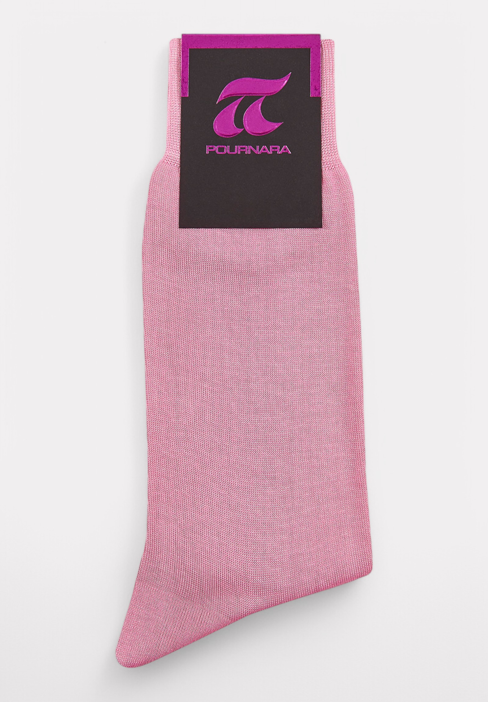 Κάλτσα ανδρική βαμβακερή Pournara χωρίς ραφές Ροζ Μεσαίο PRN1900-134-Ροζ φωτογραφία