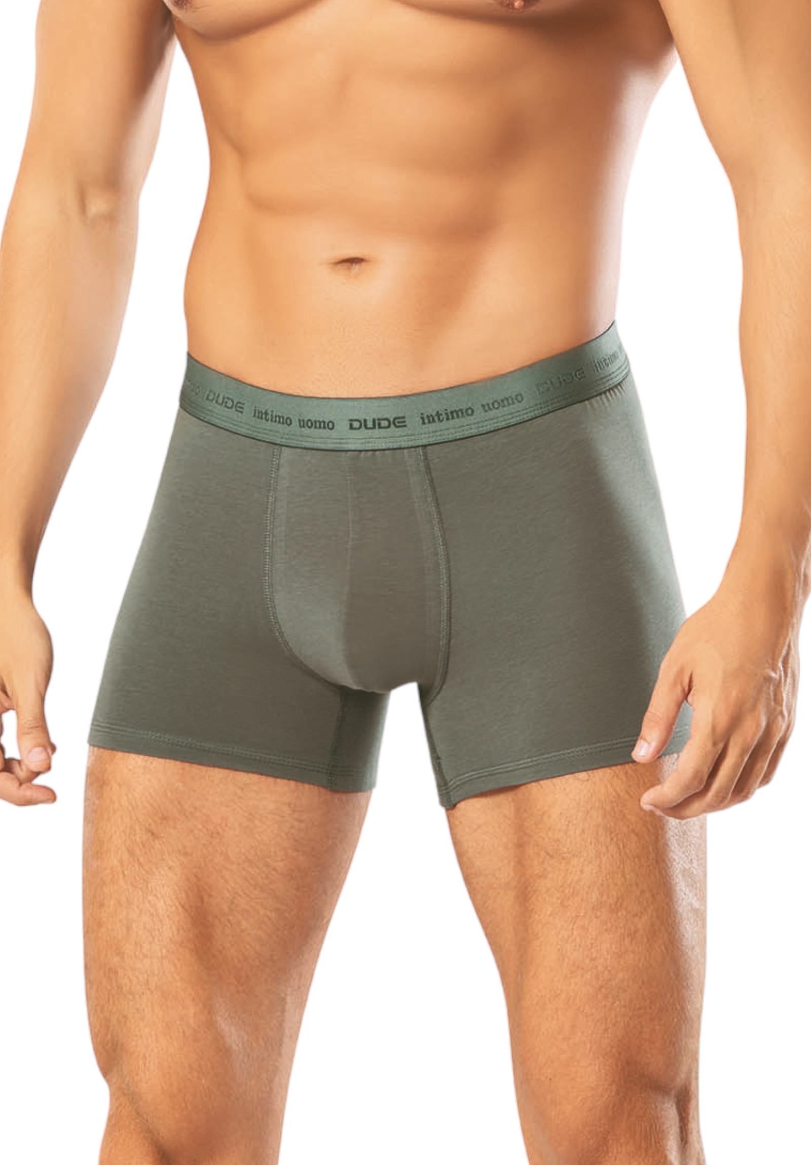 Boxer ανδρικά βαμβακερά 4DUDE Camo σε οικονομική συσκευασία 2 τεμαχίων DD1401-Χακί φωτογραφία