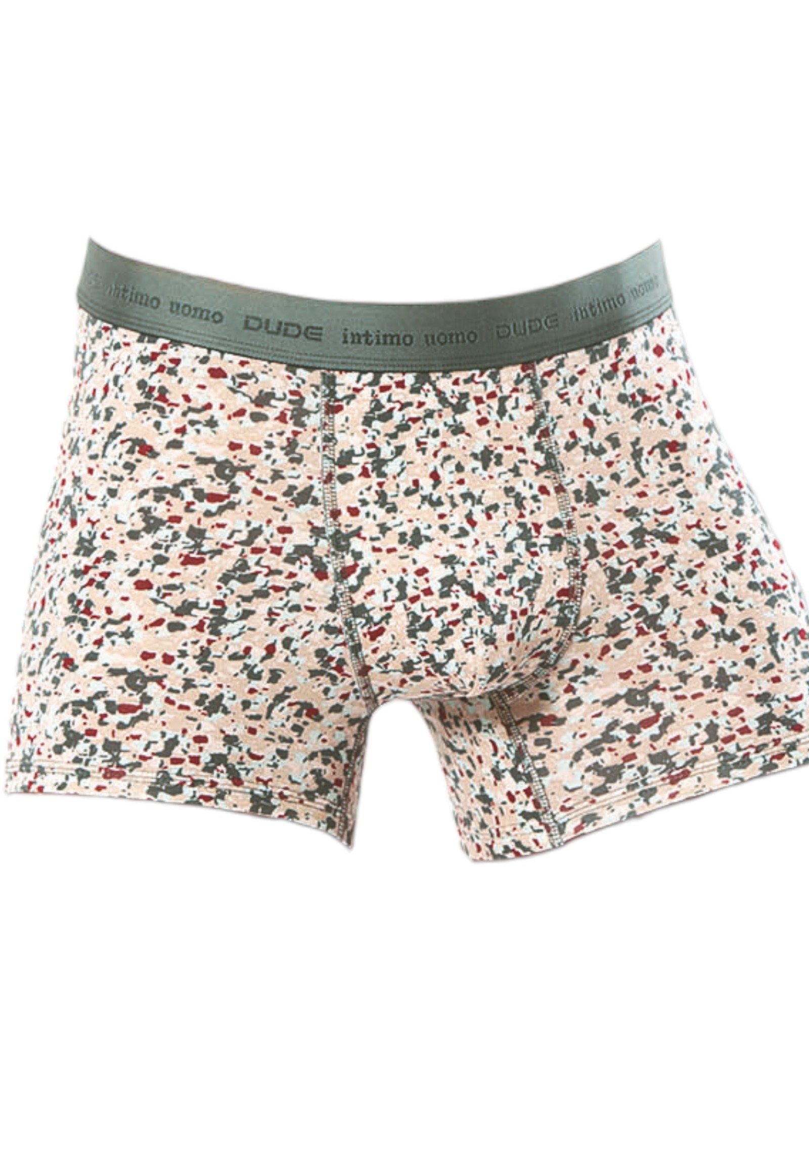 Boxer ανδρικά βαμβακερά 4DUDE Camo σε οικονομική συσκευασία 2 τεμαχίων DD1401-Χακί φωτογραφία