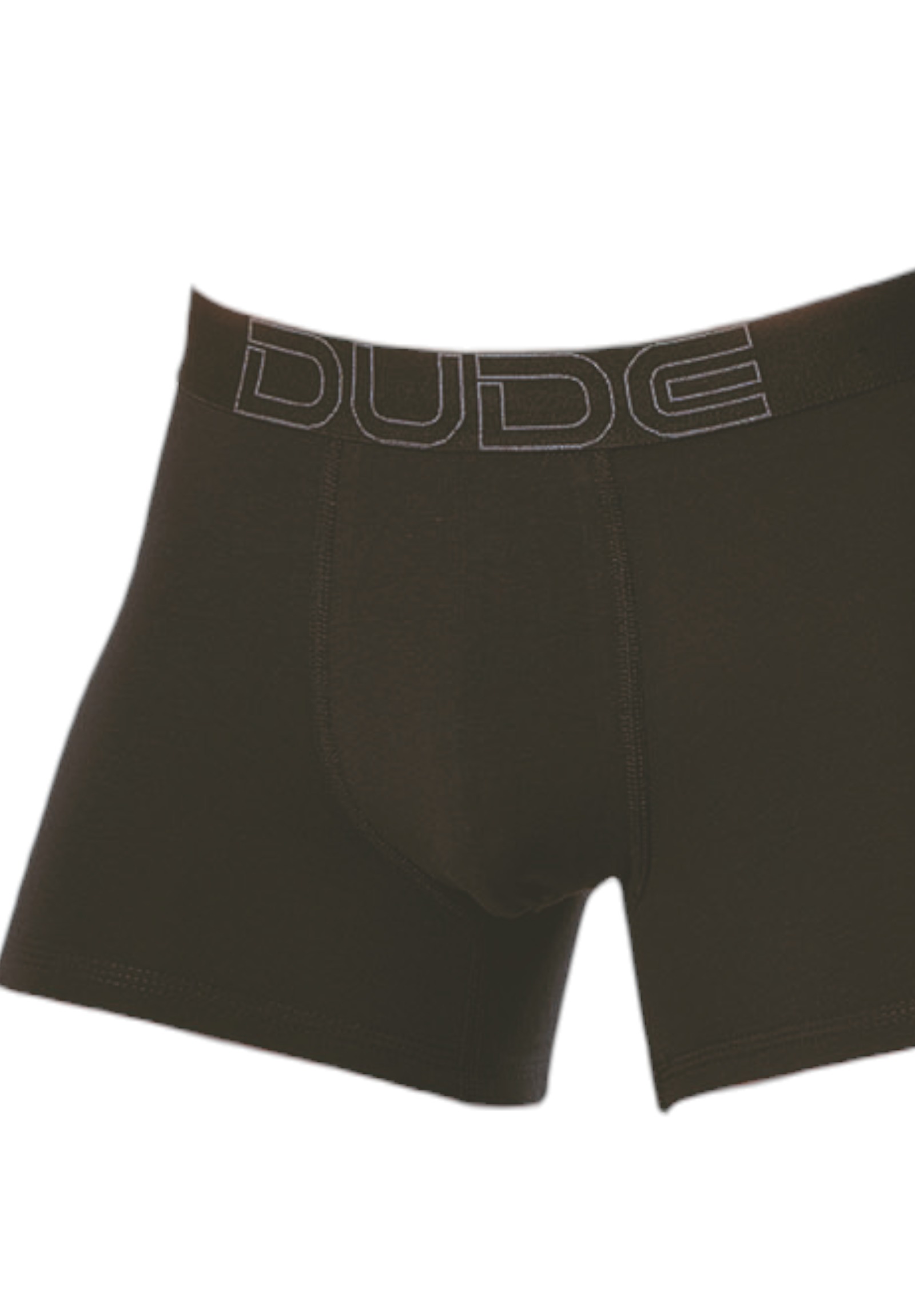 Boxer ανδρικά βαμβακερά 4DUDE Asymmetric σε οικονομική συσκευασία 2 τεμαχίων DD1404-Μαύρο φωτογραφία