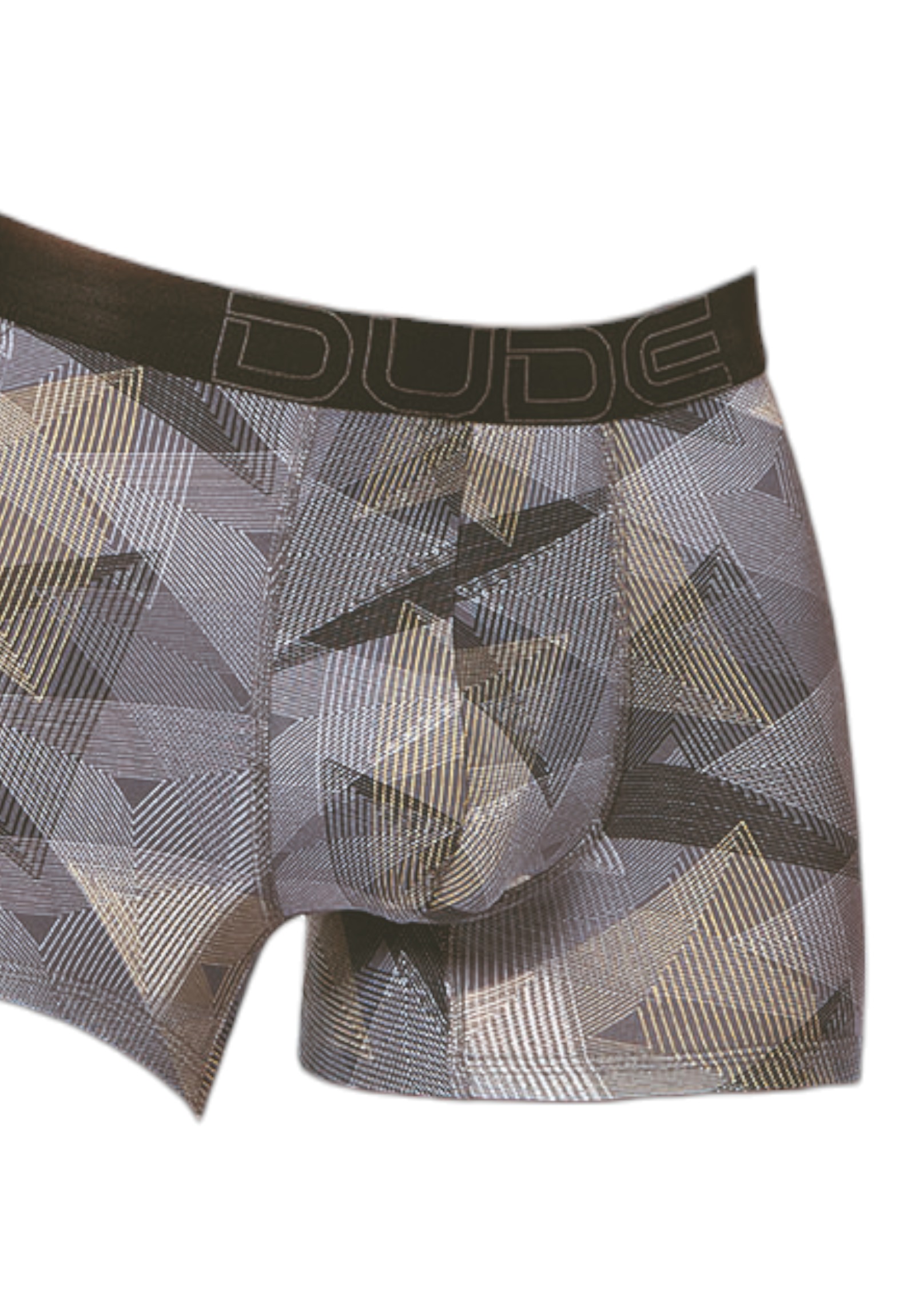 Boxer ανδρικά βαμβακερά 4DUDE Asymmetric σε οικονομική συσκευασία 2 τεμαχίων DD1404-Μαύρο φωτογραφία