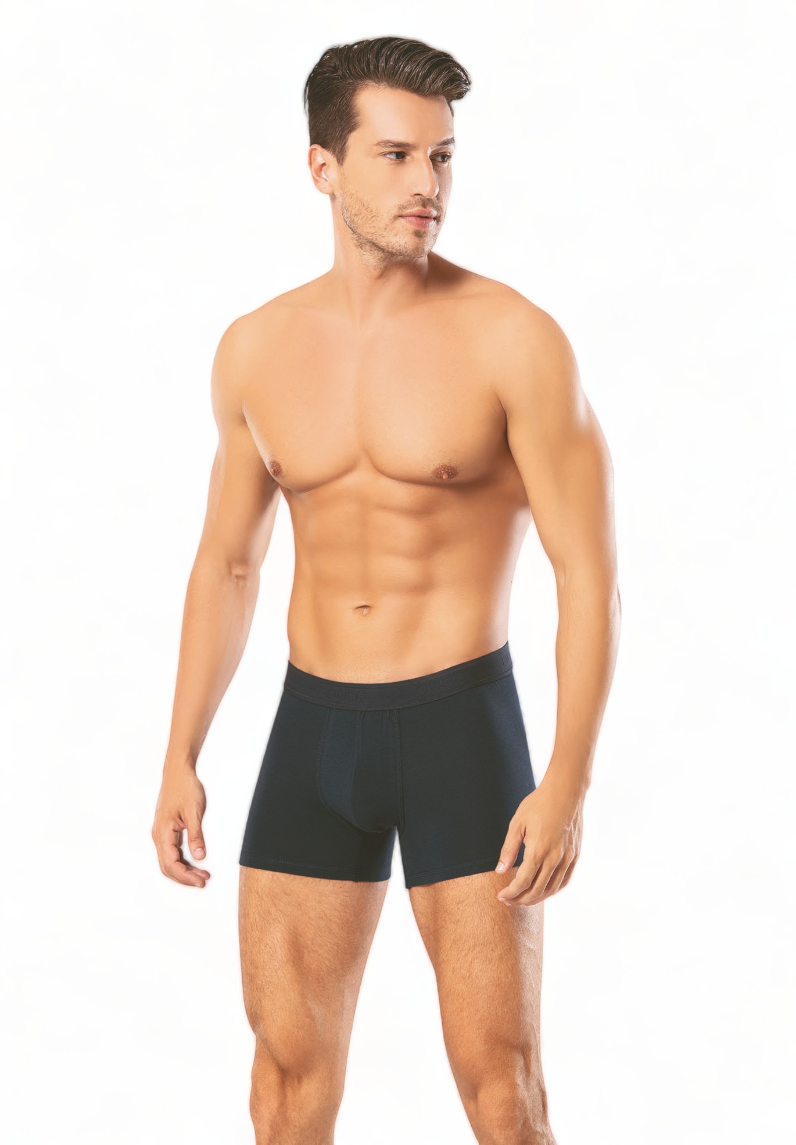 Boxer ανδρικά βαμβακερά 4DUDE Dots σε οικονομική συσκευασία 2 τεμαχίων DD1406-Μπλε φωτογραφία