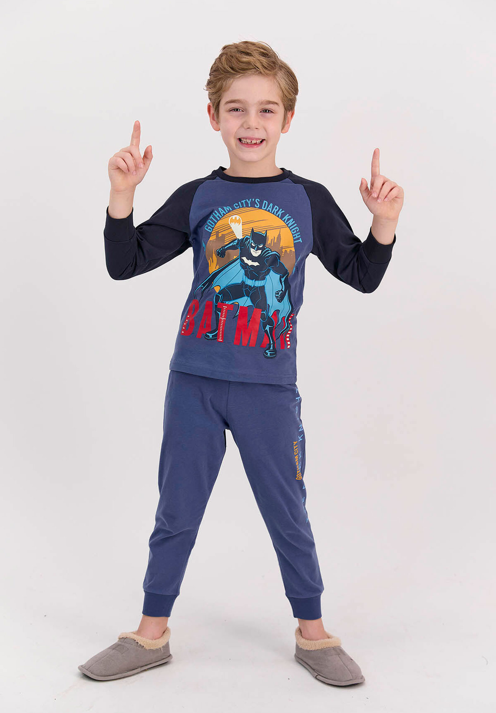 Arnetta Πιτζάμα παιδική Batman Power L1419-Μπλε
