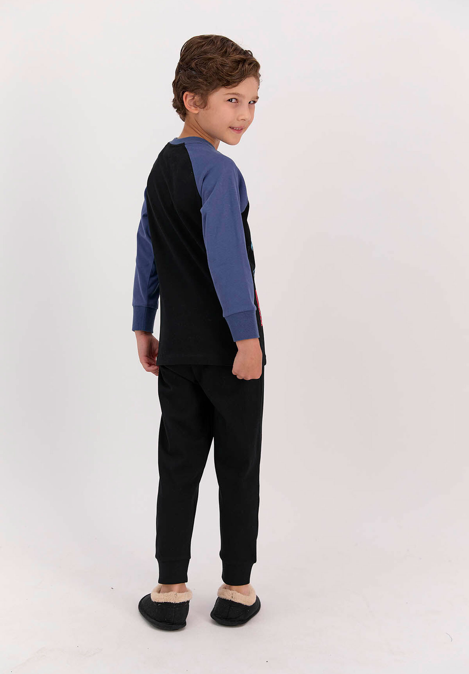 Πιτζάμα παιδική Batman Power L1419-Μαύρο φωτογραφία