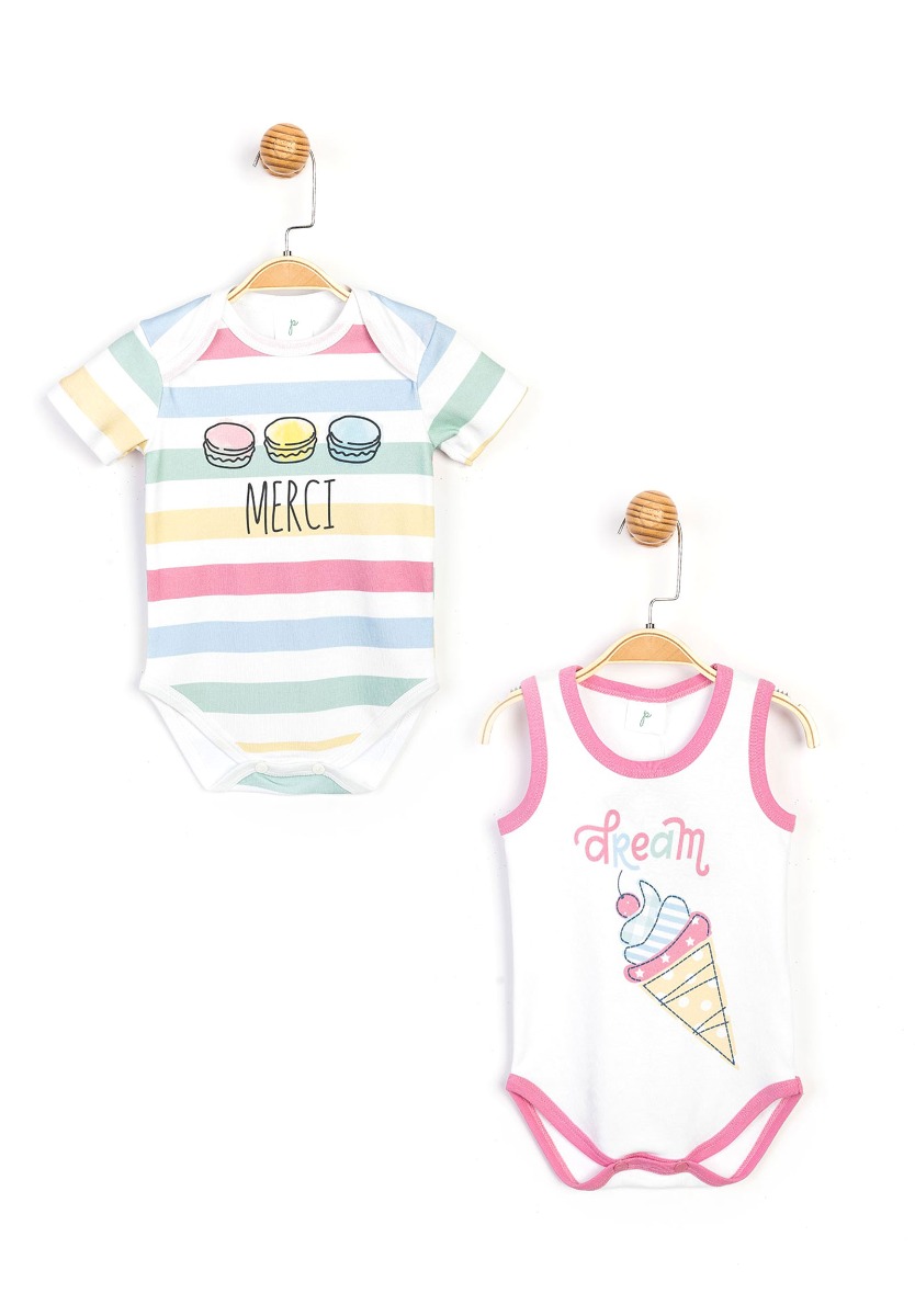 Panolino Κορμάκια βρεφικά Sweats 2 Τεμ. PN15375