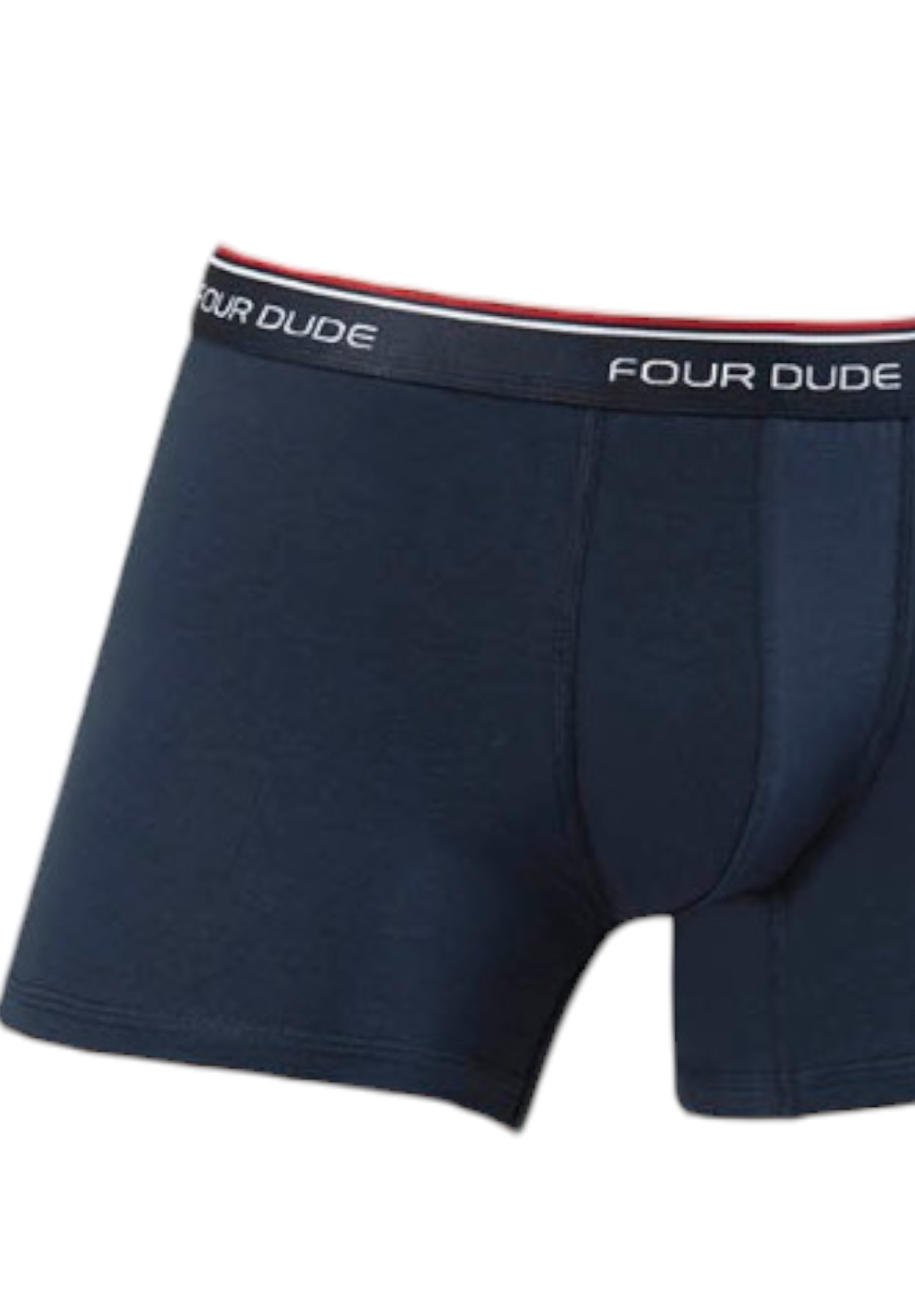 Boxer ανδρικά βαμβακερά 4DUDE Basic σε οικονομική συσκευασία 3 τεμαχίων DD1601-Πολύχρωμο φωτογραφία