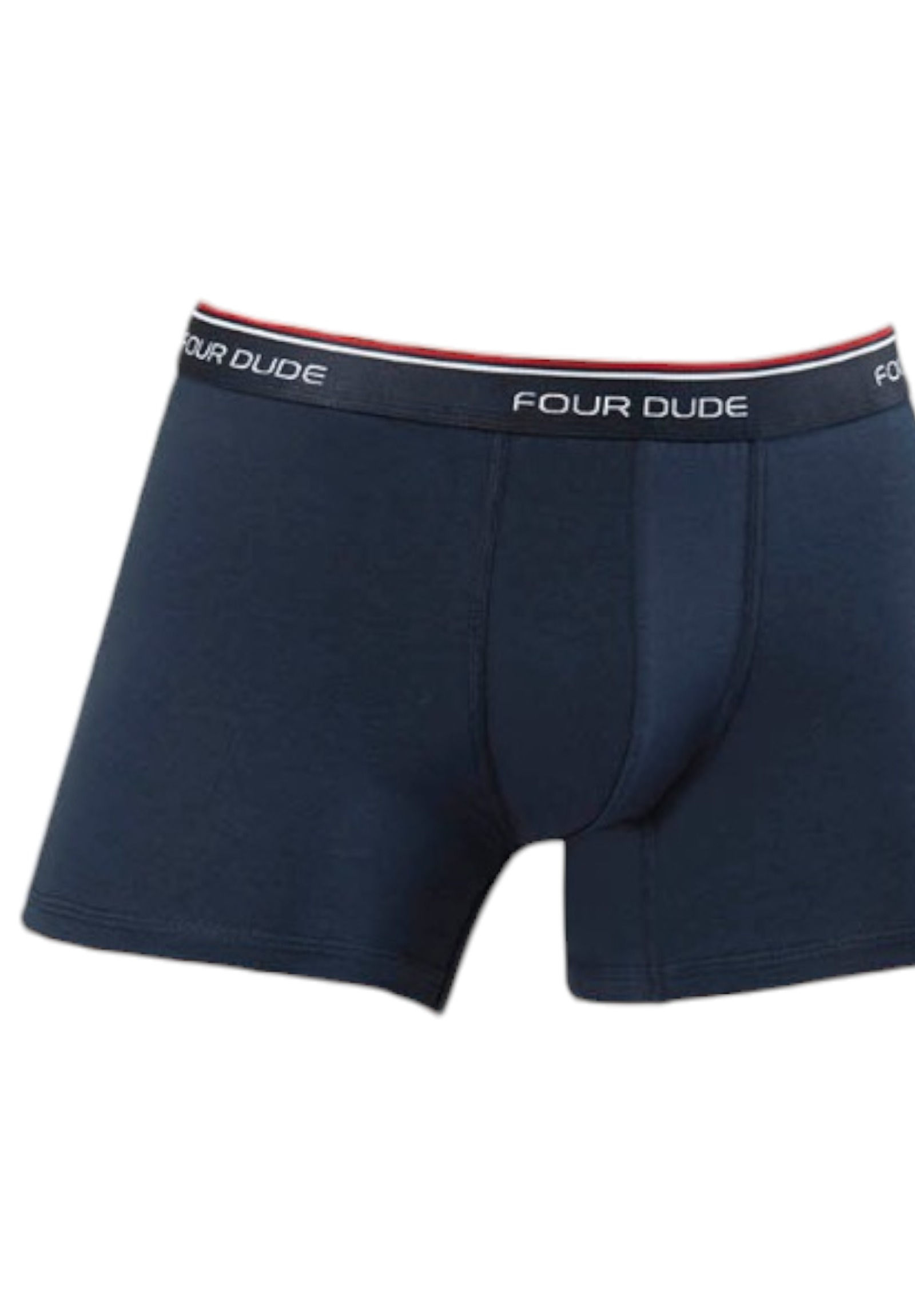 Boxer ανδρικά βαμβακερά 4DUDE The Basics σε οικονομική συσκευασία 3 τεμαχίων DD1604-Πολύχρωμο φωτογραφία