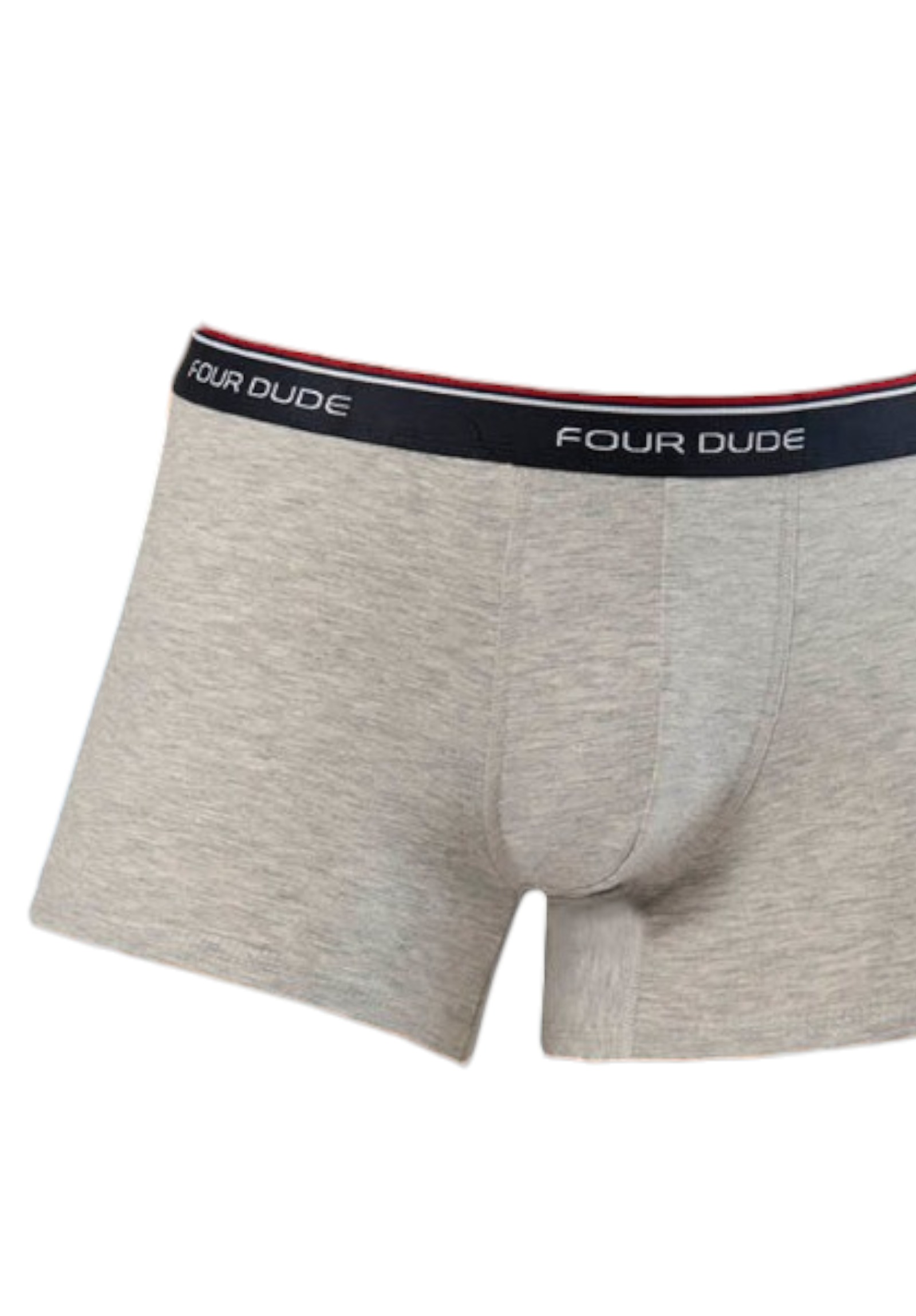 Boxer ανδρικά βαμβακερά 4DUDE The Basics σε οικονομική συσκευασία 3 τεμαχίων DD1604-Πολύχρωμο φωτογραφία