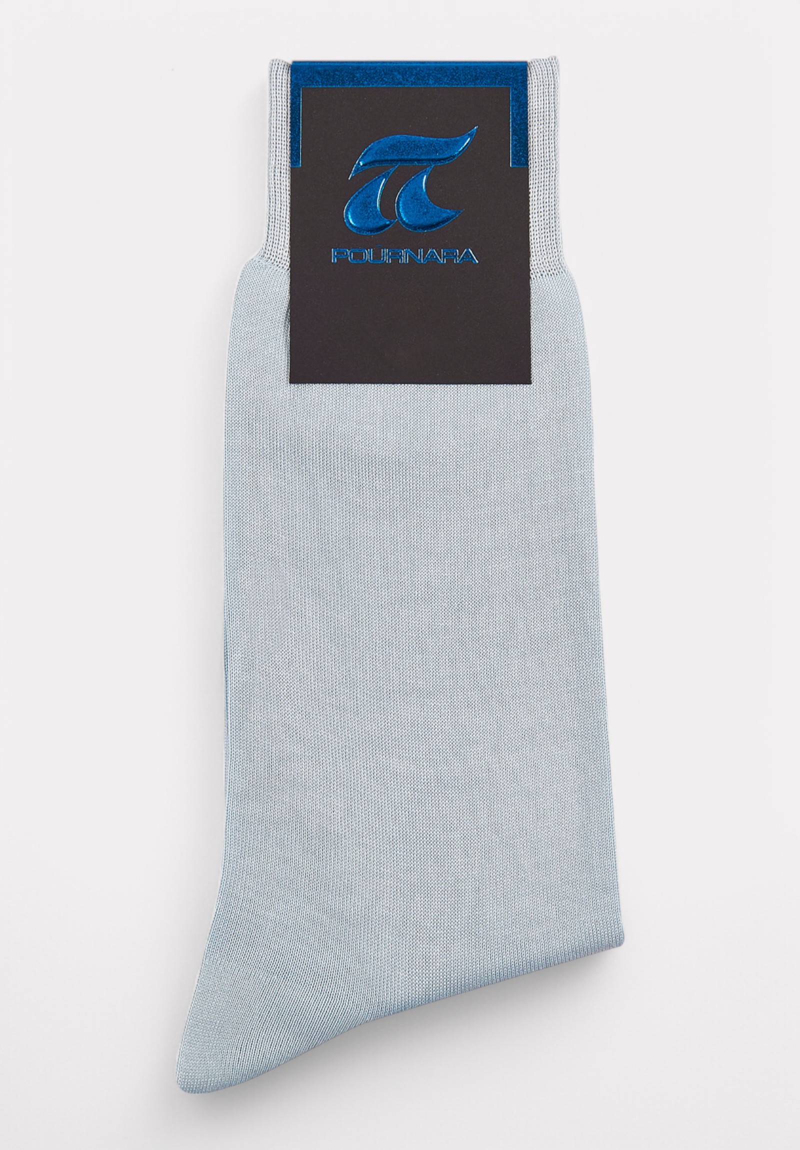 Κάλτσα ανδρική βαμβακερή Pournara χωρίς ραφές Σιελ PRN1900-20-Baby Blue φωτογραφία