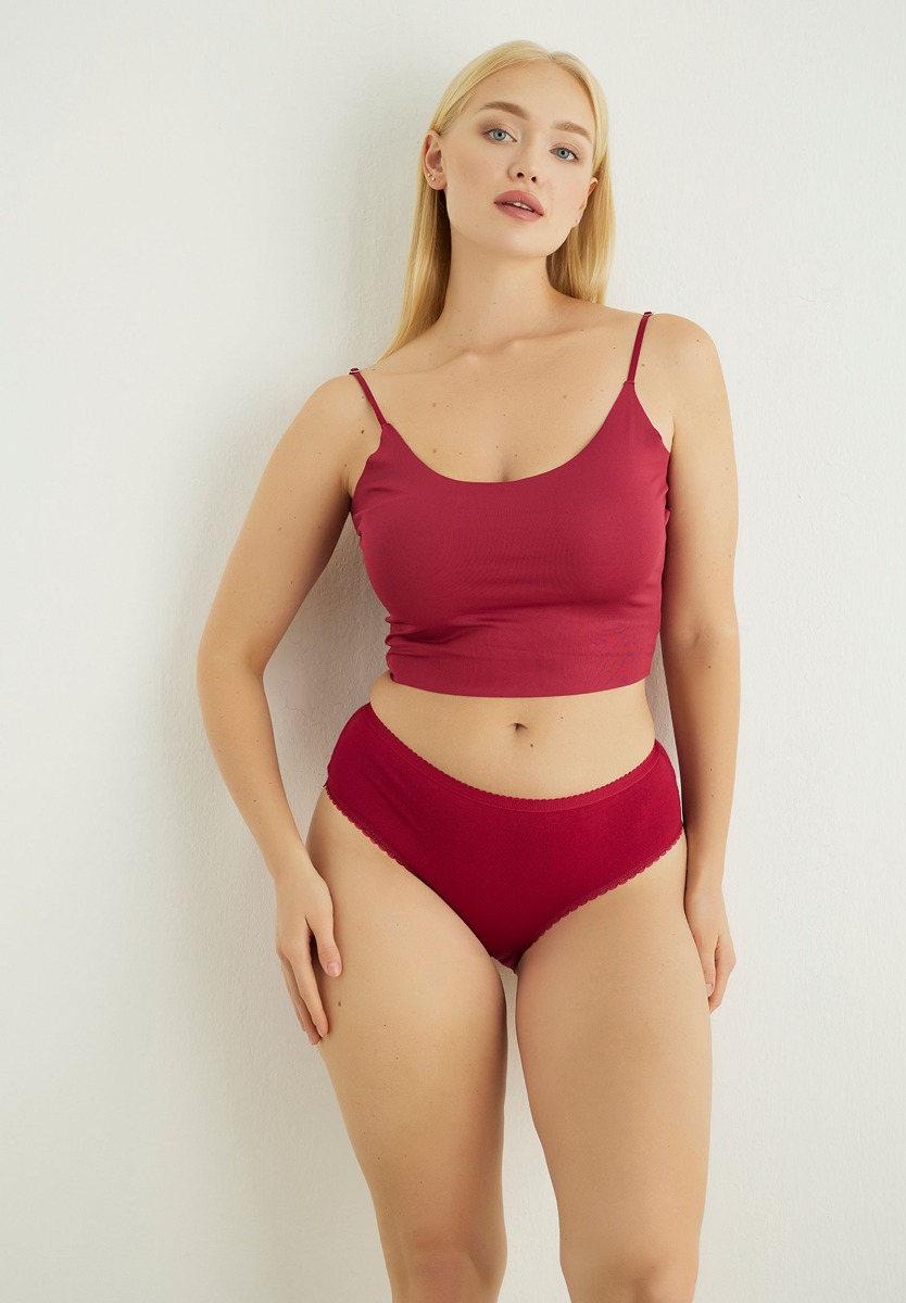 Σλιπ ψηλόμεσο με δαντέλα Colors 5 Τεμ. 8008B φωτογραφία