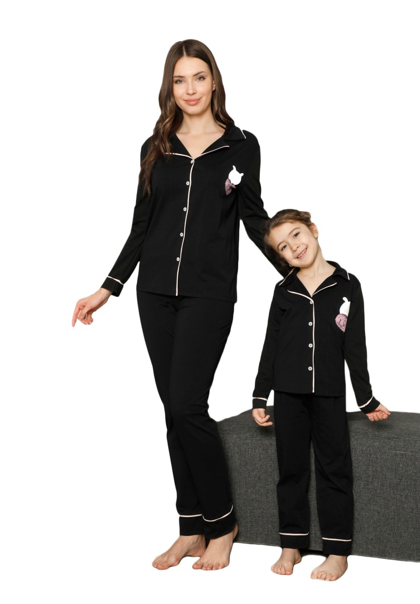 Sexen Πιτζάμα παιδική - εφηβική με κουμπιά Lovely Face 73011K