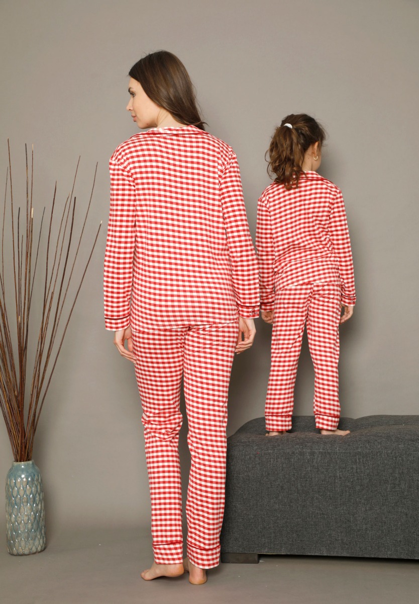 Πιτζάμα παιδική - εφηβική με κουμπιά Country Style 73020K φωτογραφία