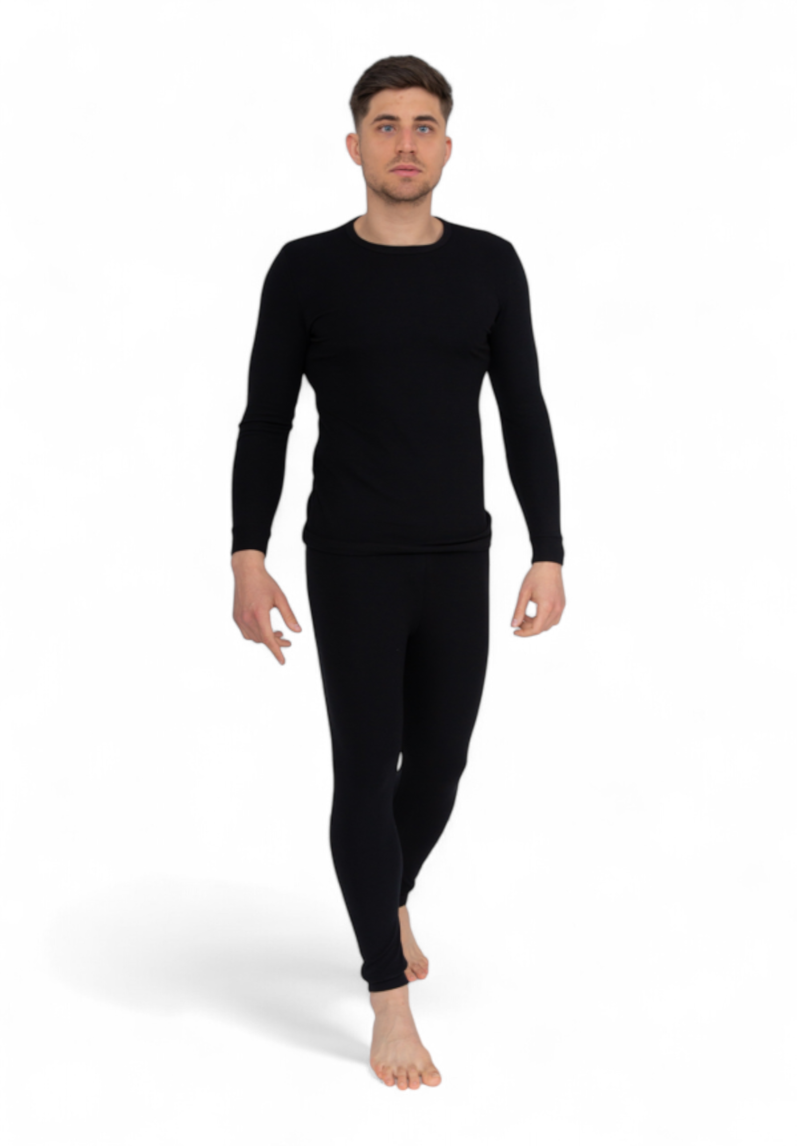 Κολάν ανδρικό ισοθερμικό Nina Club NC2180M-Μαύρο φωτογραφία