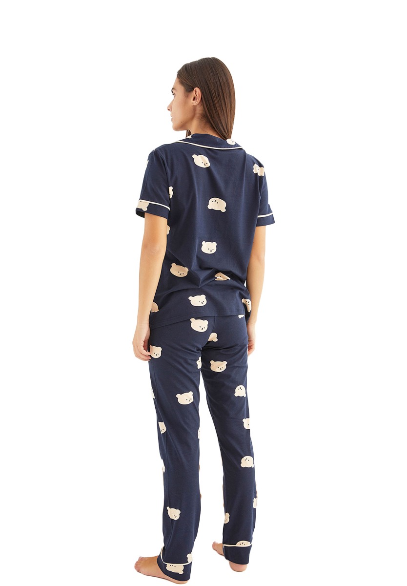 Πιτζάμα γυναικεία με κουμπιά Cutie Pie 55120A φωτογραφία