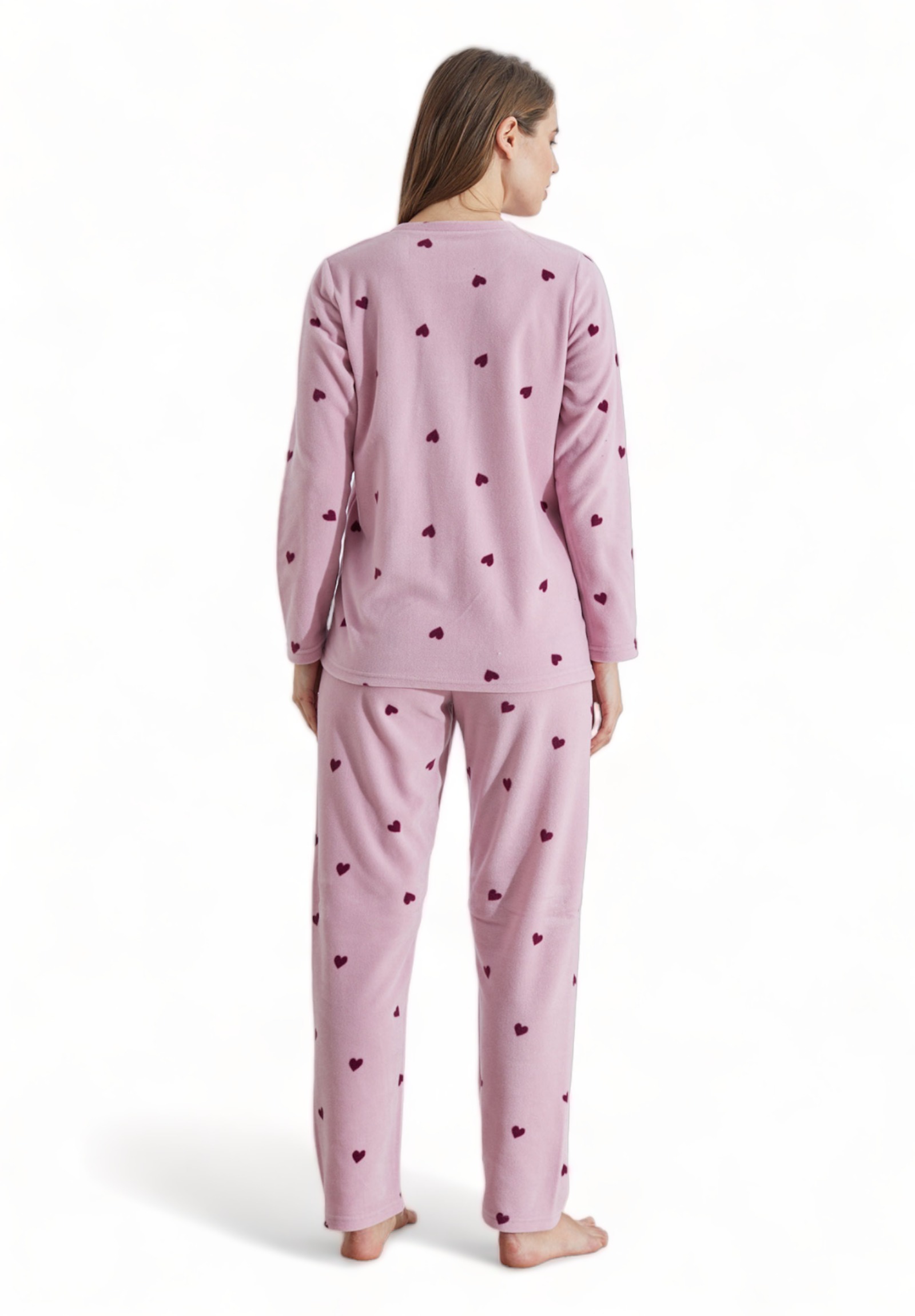 Πιτζαμα γυναικεία Fleece Siyah Inci Bear Lover SI23223025-A-Ροζ φωτογραφία