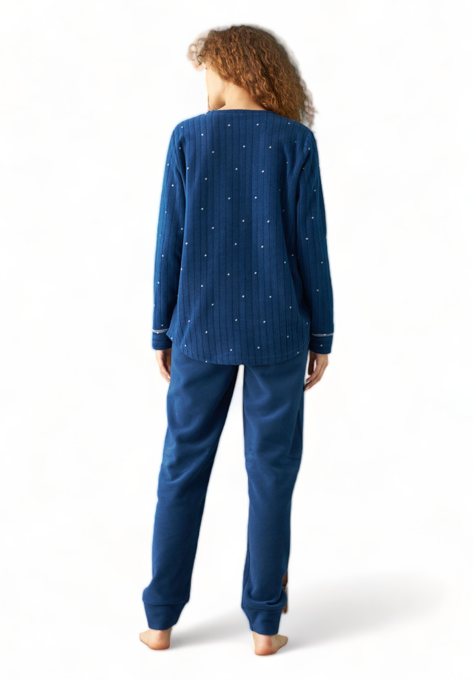 Πιτζαμα γυναικεία Fleece Siyah Inci Amour Bear SI23235021-A-Μπλε φωτογραφία