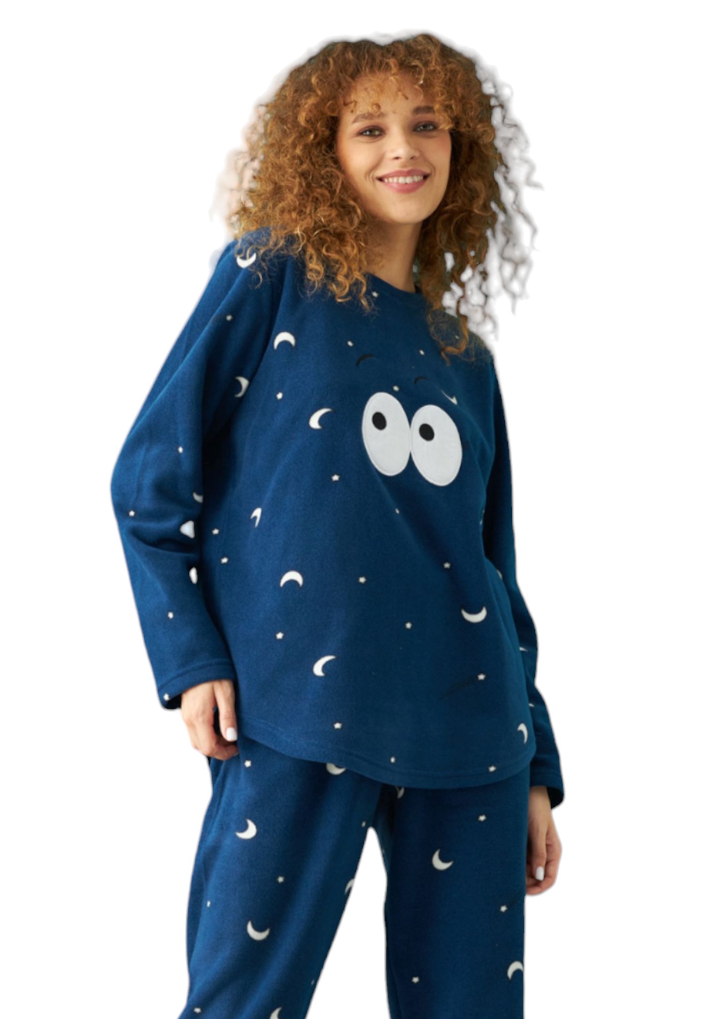 Πιτζαμα γυναικεία Fleece Siyah Inci Eyes SI23235073-A-Μπλε φωτογραφία