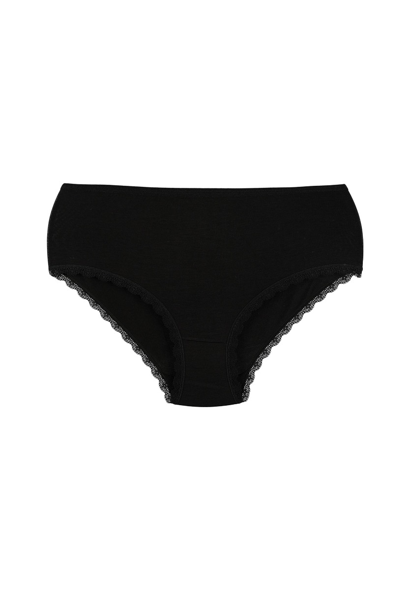 Σλιπ Midi 3/4 ψηλοκάβαλα Basic Black Lace 5 τεμ. 2595Q φωτογραφία