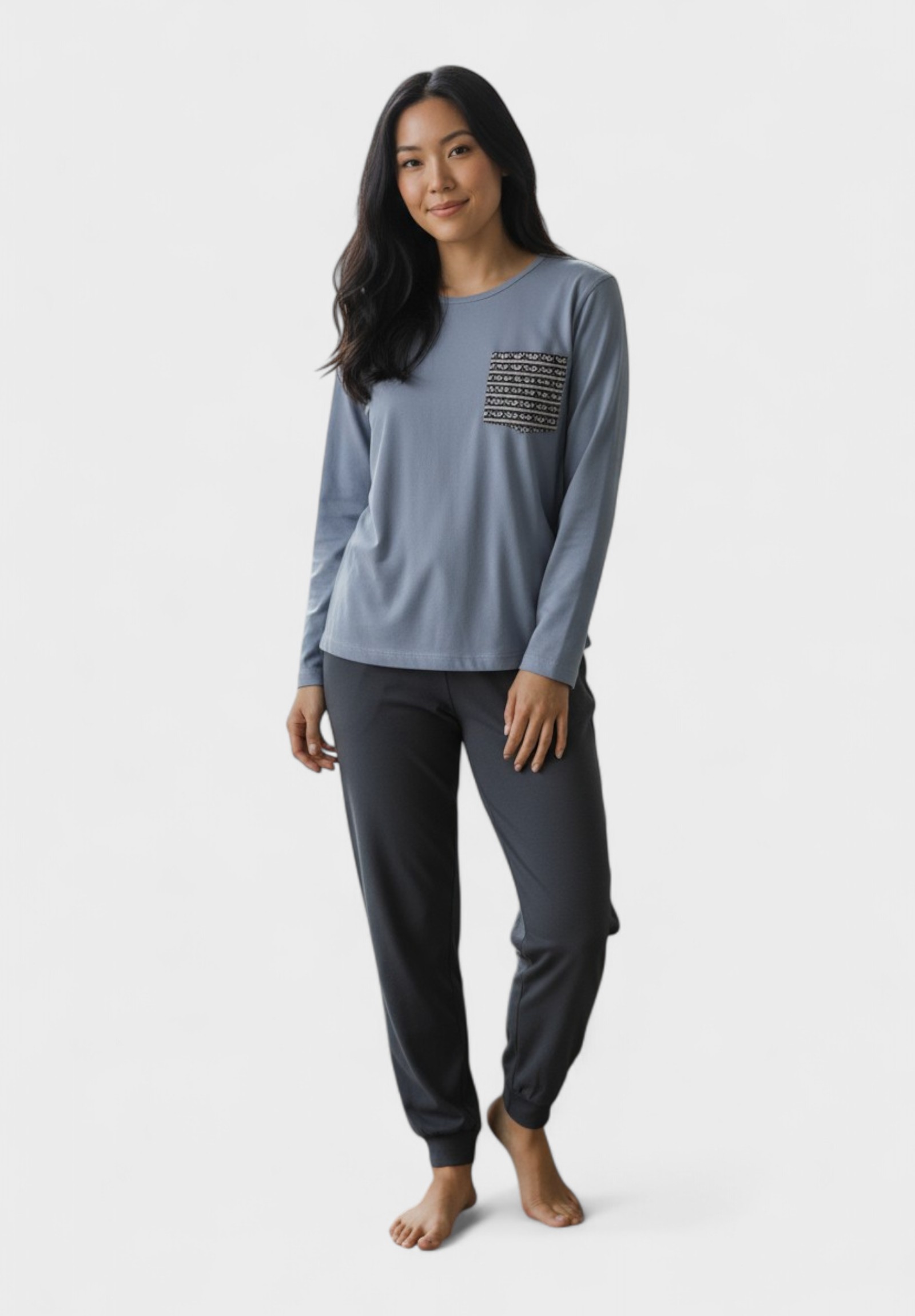 Γυναικεία Βαμβακερή Πιτζάμα Cherry Underwear Nordic CHR262607-Ραφ φωτογραφία