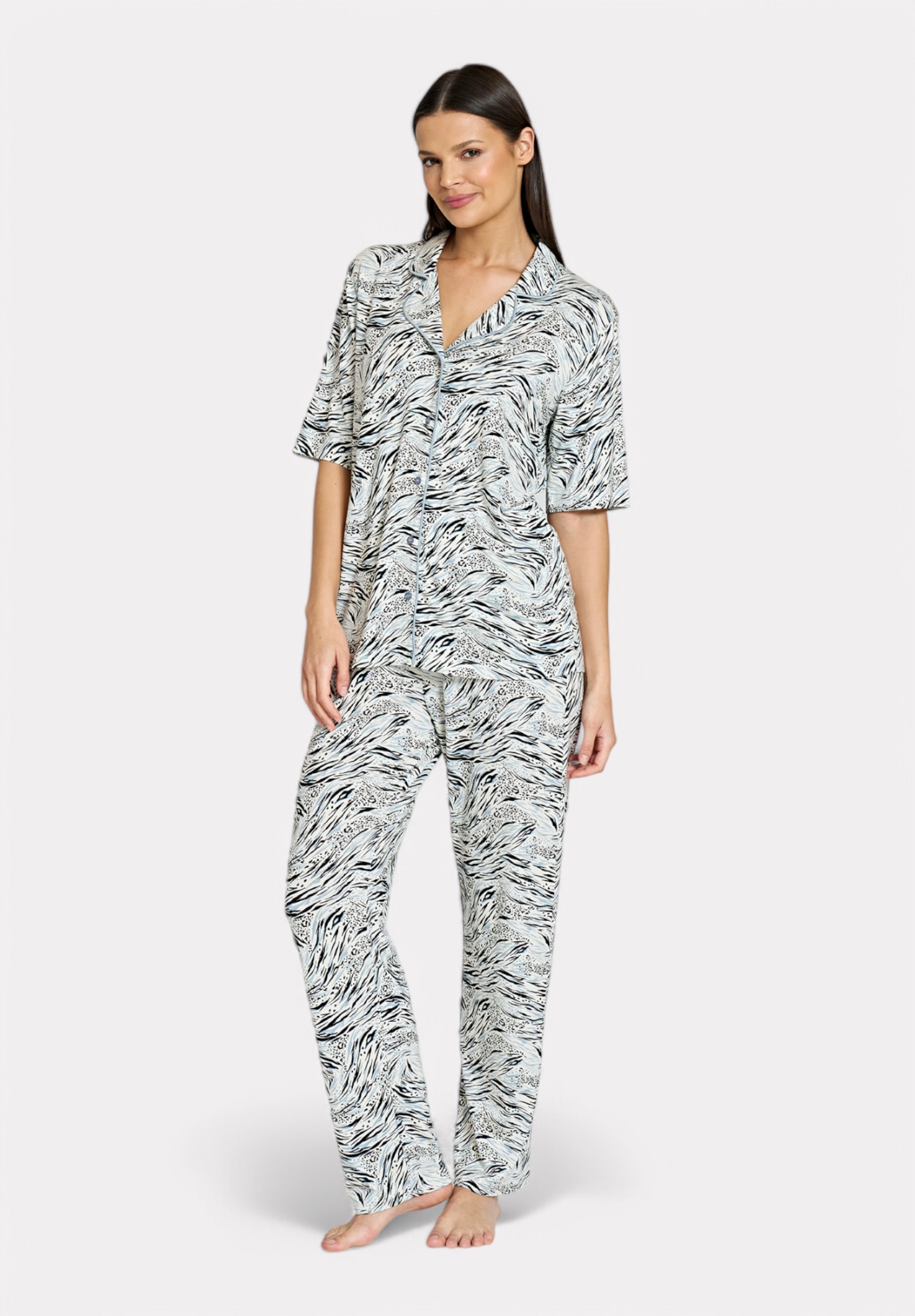 Pijadore Γυναικεία Πιτζάμα Animal Print – Chill με Στυλ Ραφ PJDR1811-2-Ραφ φωτογραφία