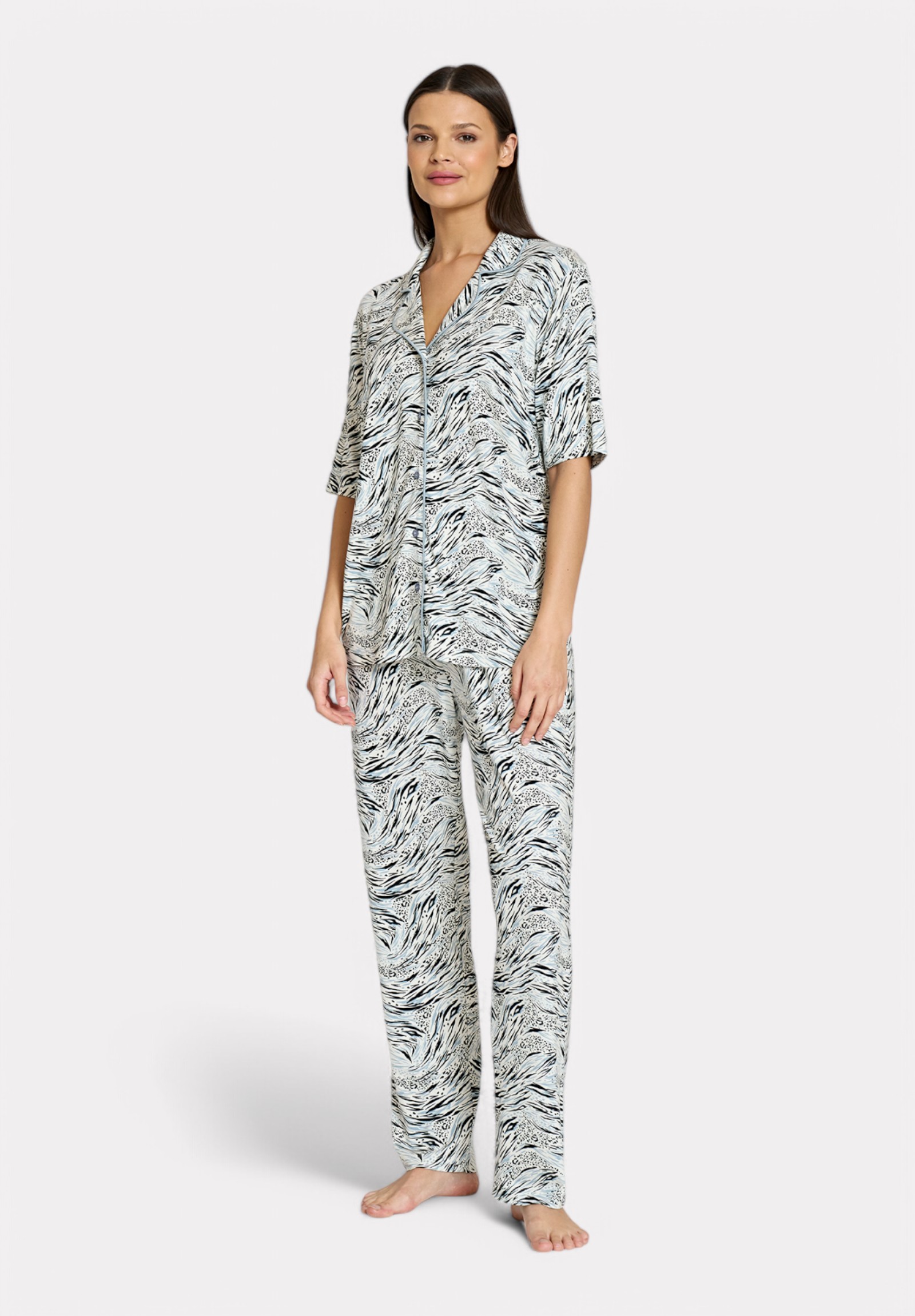 Pijadore Γυναικεία Πιτζάμα Animal Print – Chill με Στυλ Ραφ PJDR1811-2-Ραφ φωτογραφία