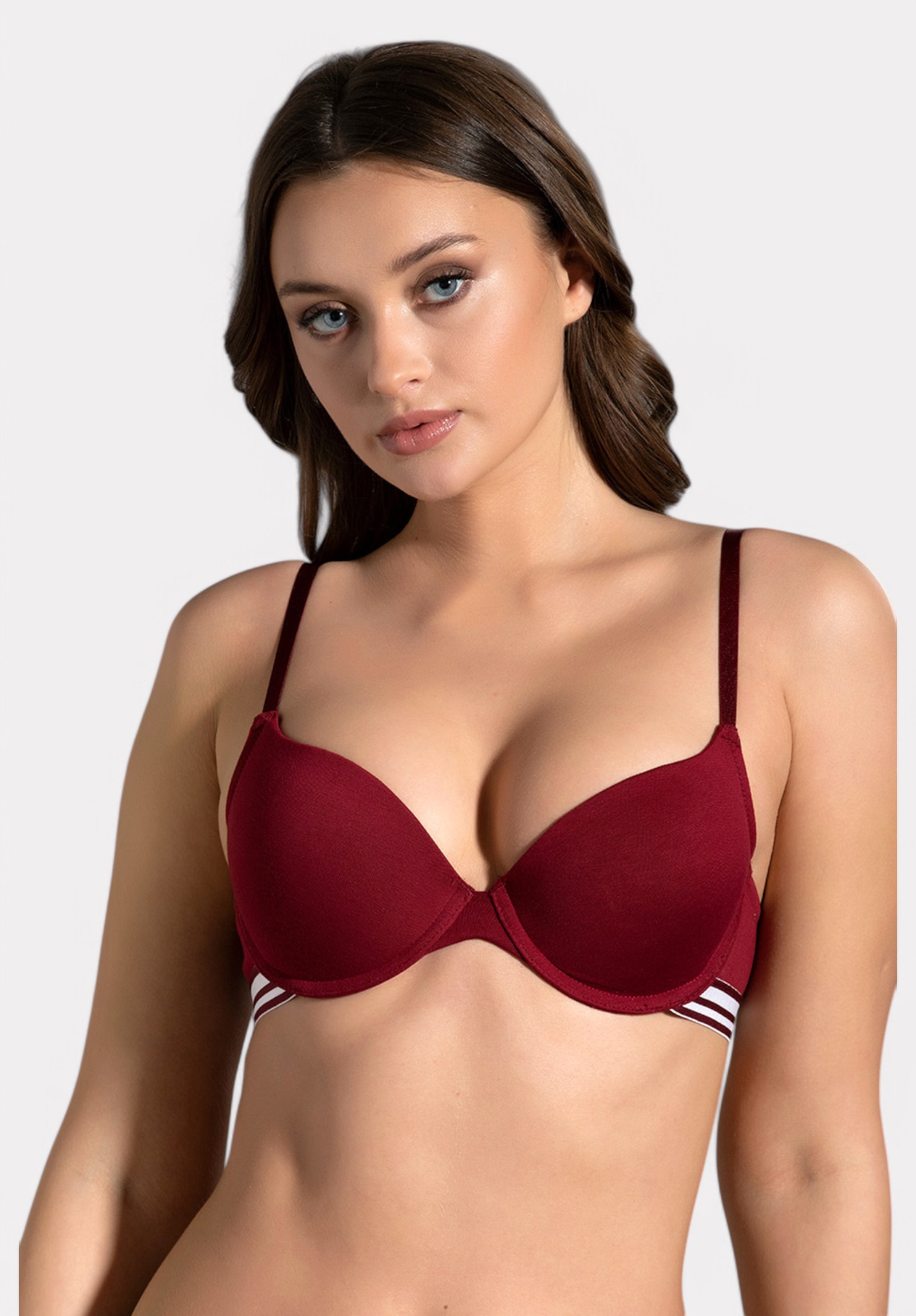  Σουτιέν New Bra – 100% Βαμβακερό με Ελαφριά Ενίσχυση Μπορντό NB5116-4-Μπορντώ 2025