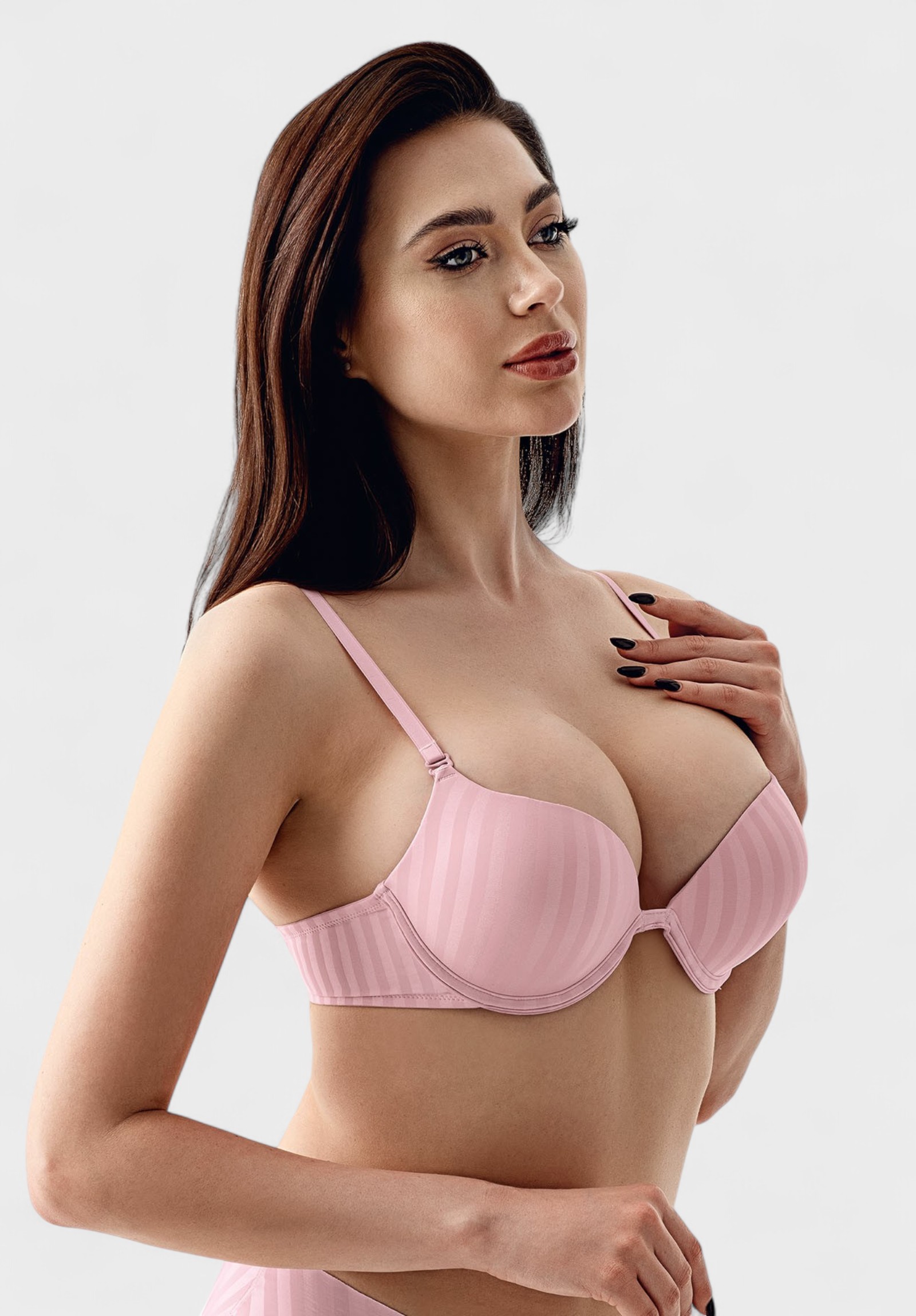 Double Push Up B CUP New Bra – Premium Σουτιέν με Διπλή Ενίσχυση Ροζ NB7036-4-Ροζ φωτογραφία
