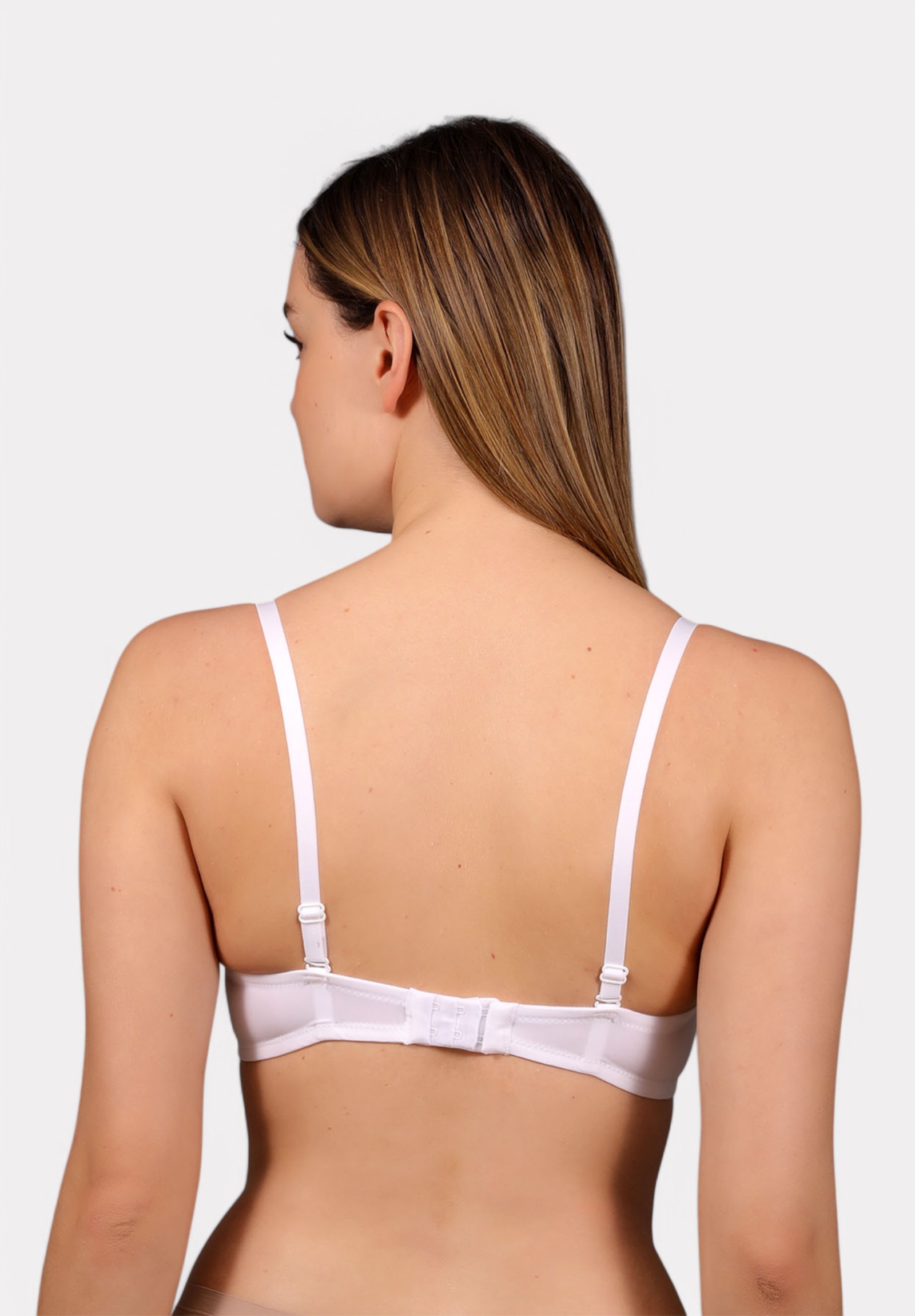 Strapless Σουτιέν New Bra Double Push-Up B Cup Λευκό – Απόλυτο Κράτημα & Ανόρθωση NB7040-1-Λευκό φωτογραφία