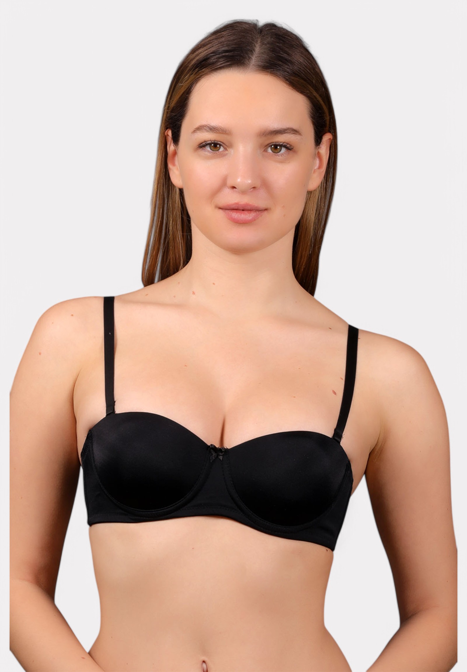  Σουτιέν New Bra Strapless Double Push Up - B Cup Μαύρο NB7055-2-Μαύρο 2025