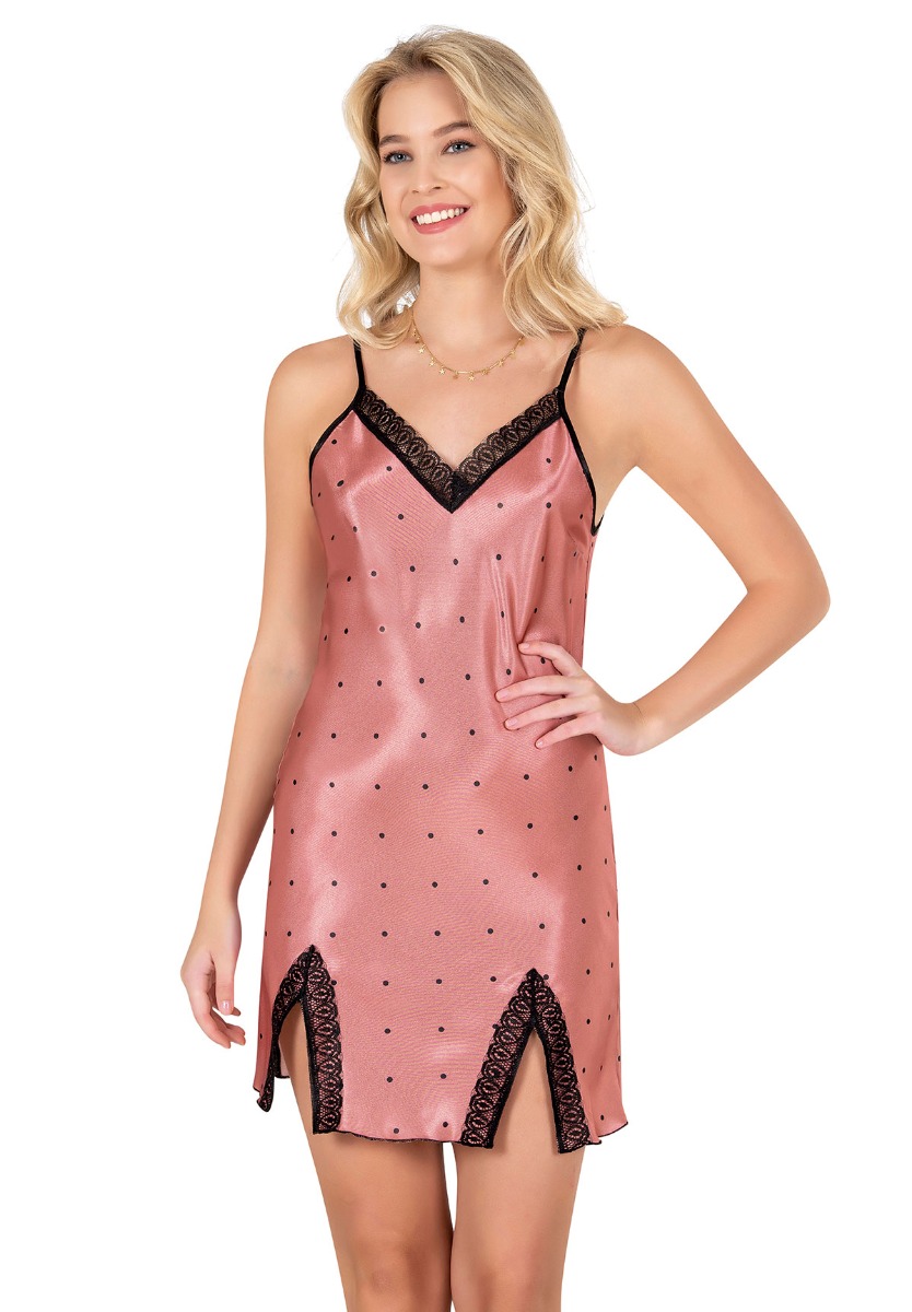 Νυχτικό σατέν πουά Elegance MG342 φωτογραφία