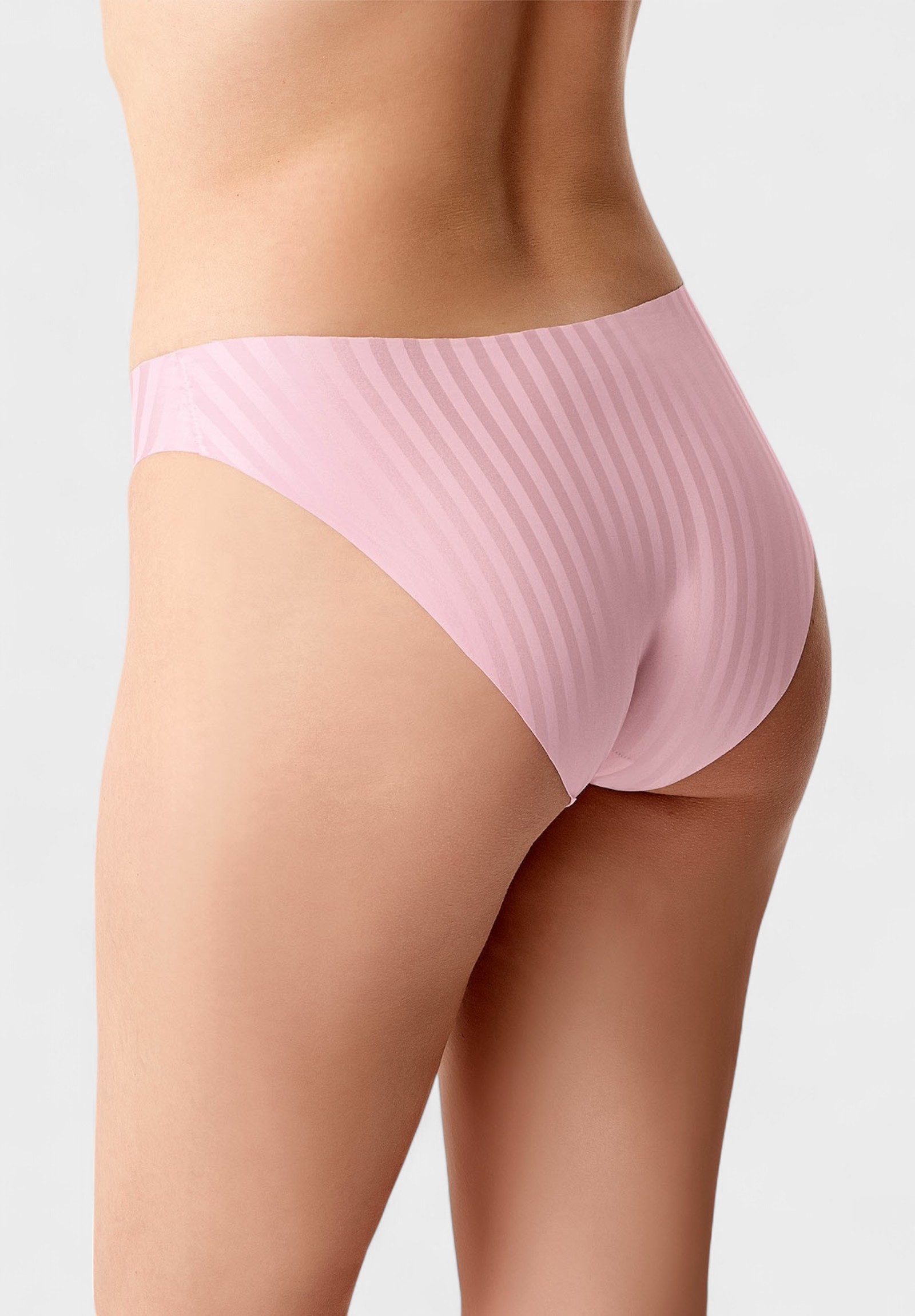 Εσώρουχο New Bra Seamless Ροζ Ριγέ με Σιλικόνη NB9213-4-Ροζ φωτογραφία