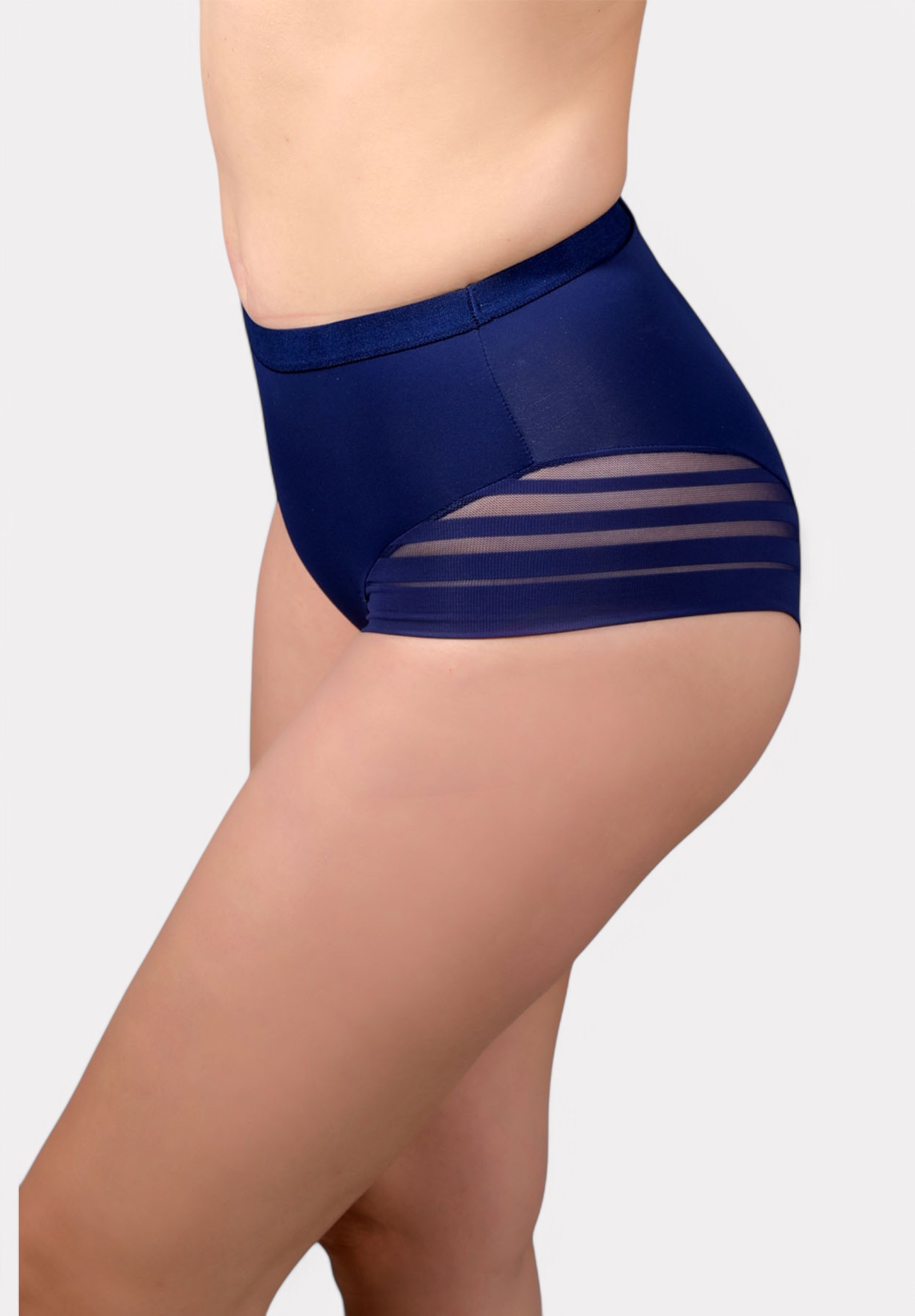 Εσώρουχο Κορσέ Mikro New Bra με κομψές λεπτομέρειες από διαφανές τούλι Μπλε NB9301-3-Μπλε φωτογραφία