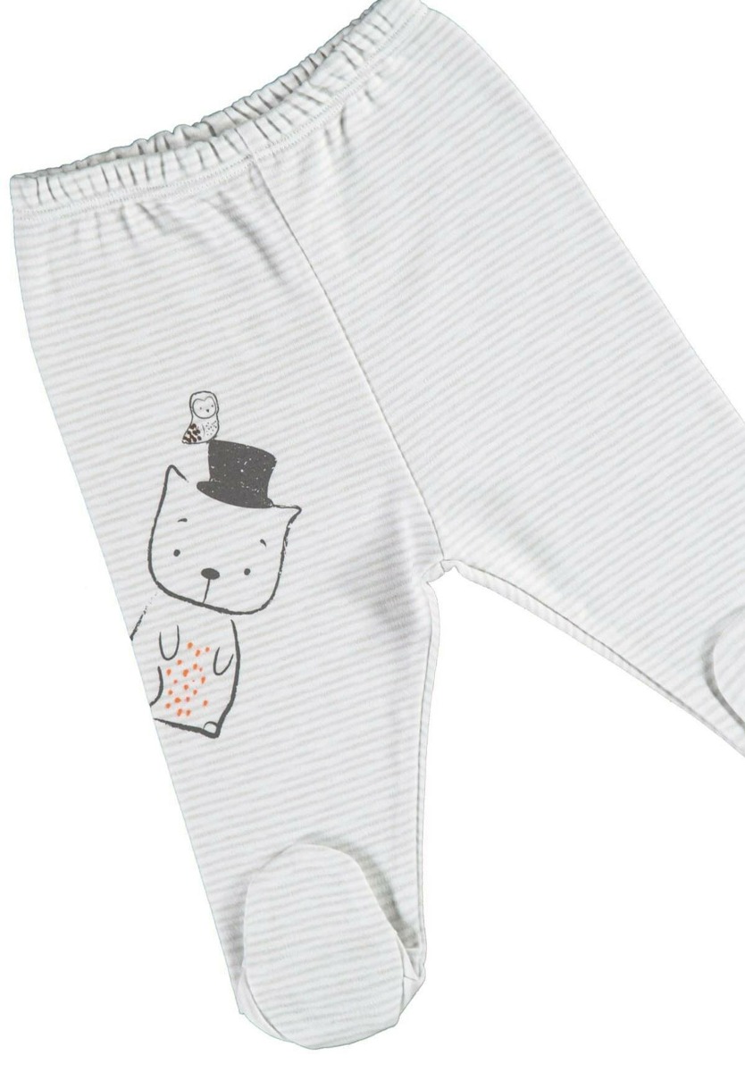 Παντελονάκι βρεφικό με κλειστό ποδαράκι Mister Cat 57700 φωτογραφία