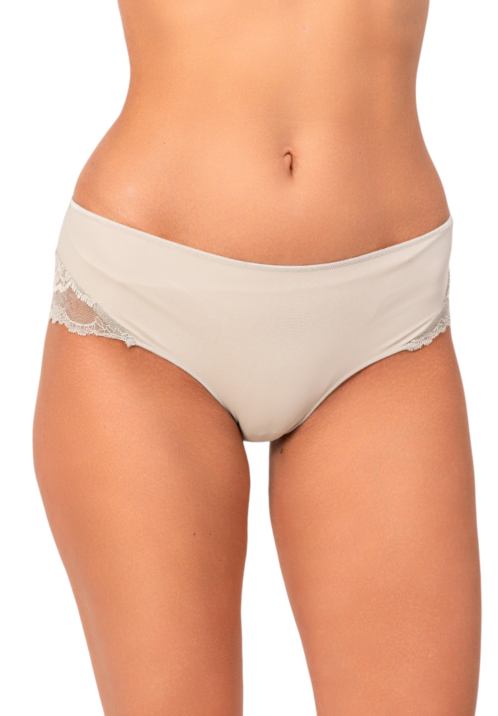 Brazil γυναικείο Satin & Lace Avangard AV403-Γκρι φωτογραφία