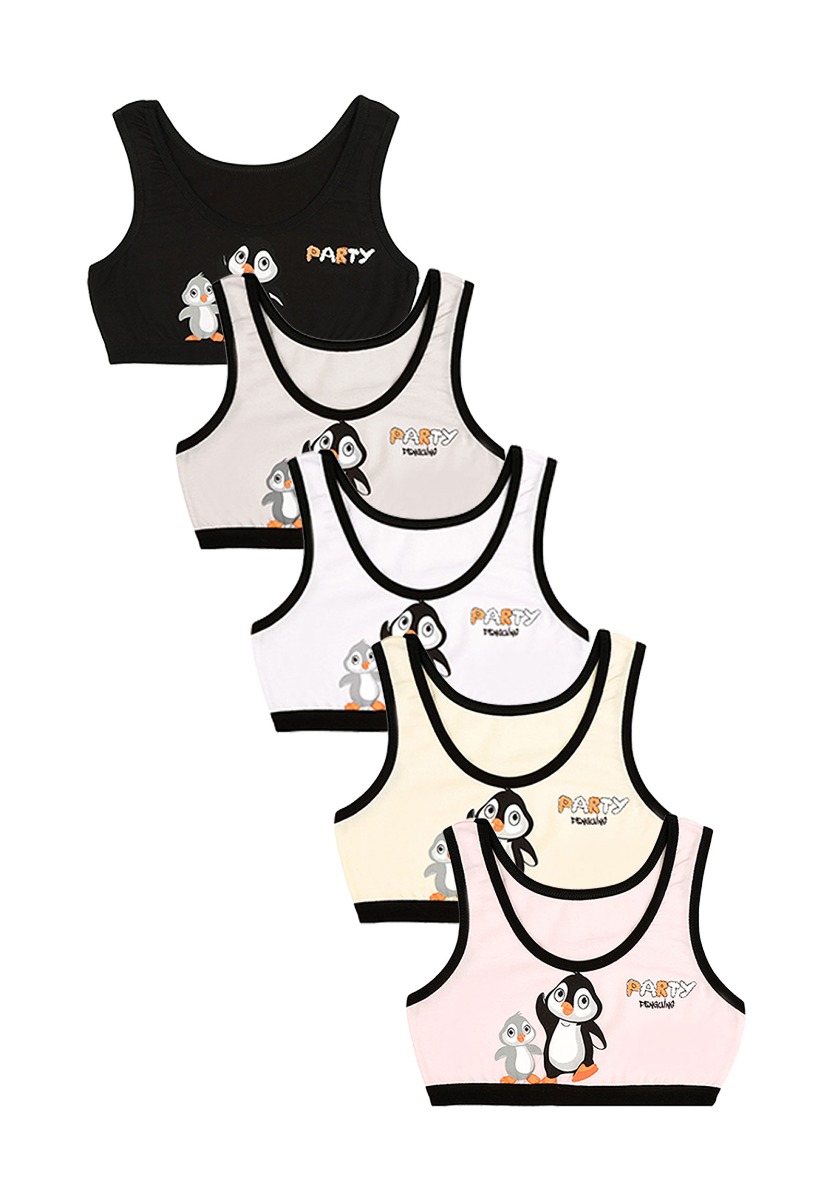 Donella Μπουστάκια παιδικά χωρίς ενίσχυση Smile and Wave 5 τεμ. 4571PO