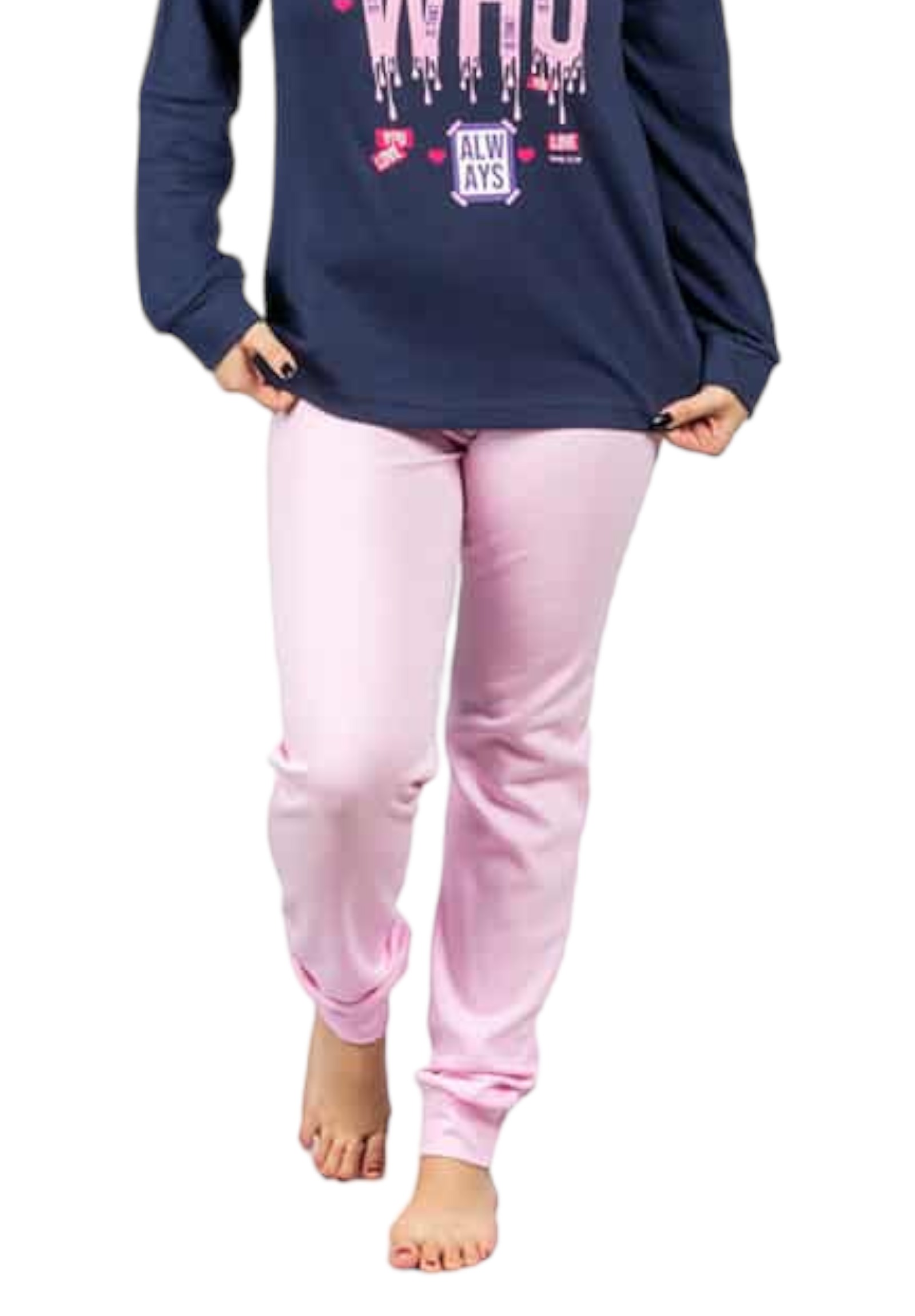 Πιτζάμα εφηβική βαμβακερή Nina Club Cool NC520B-Μπλε φωτογραφία