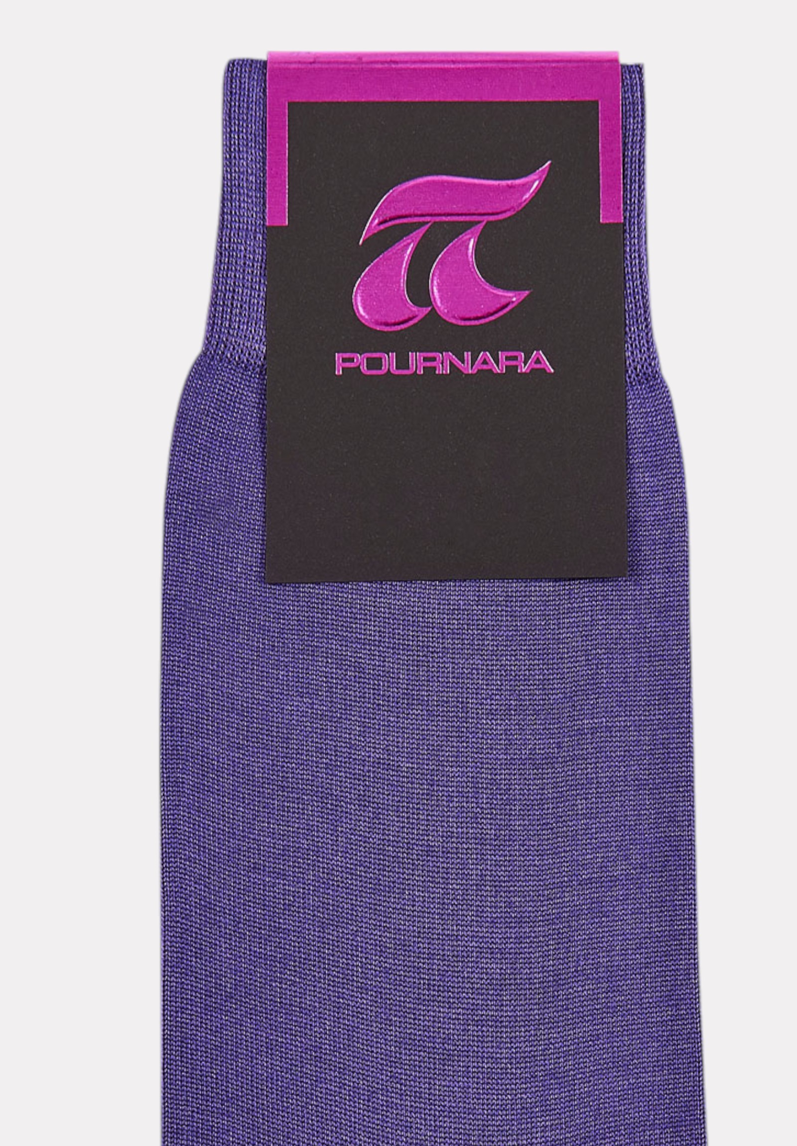 Pournara Κάλτσα ανδρική βαμβακερή Pournara χωρίς ραφές Μωβ Λιλά PRN1900-524-Μωβ