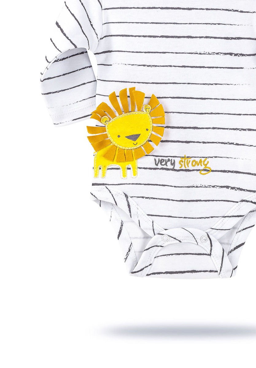 Κορμάκι βρεφικό μακρύ μανίκι Strong Lion 56736 φωτογραφία