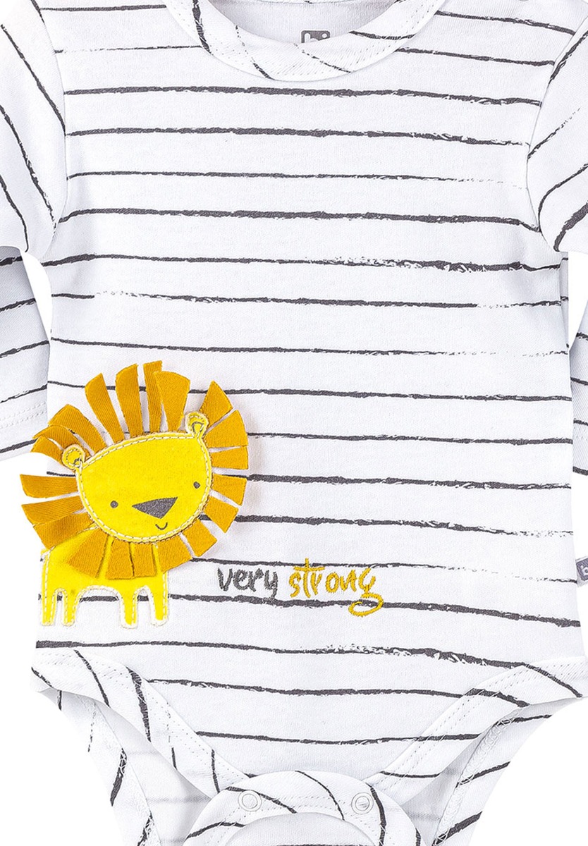 Κορμάκι βρεφικό μακρύ μανίκι Strong Lion 56736 φωτογραφία