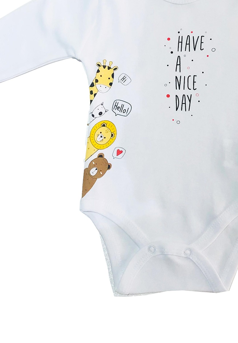 Κορμάκι βρεφικό μακρύ μανίκι Nice Day 56820 φωτογραφία