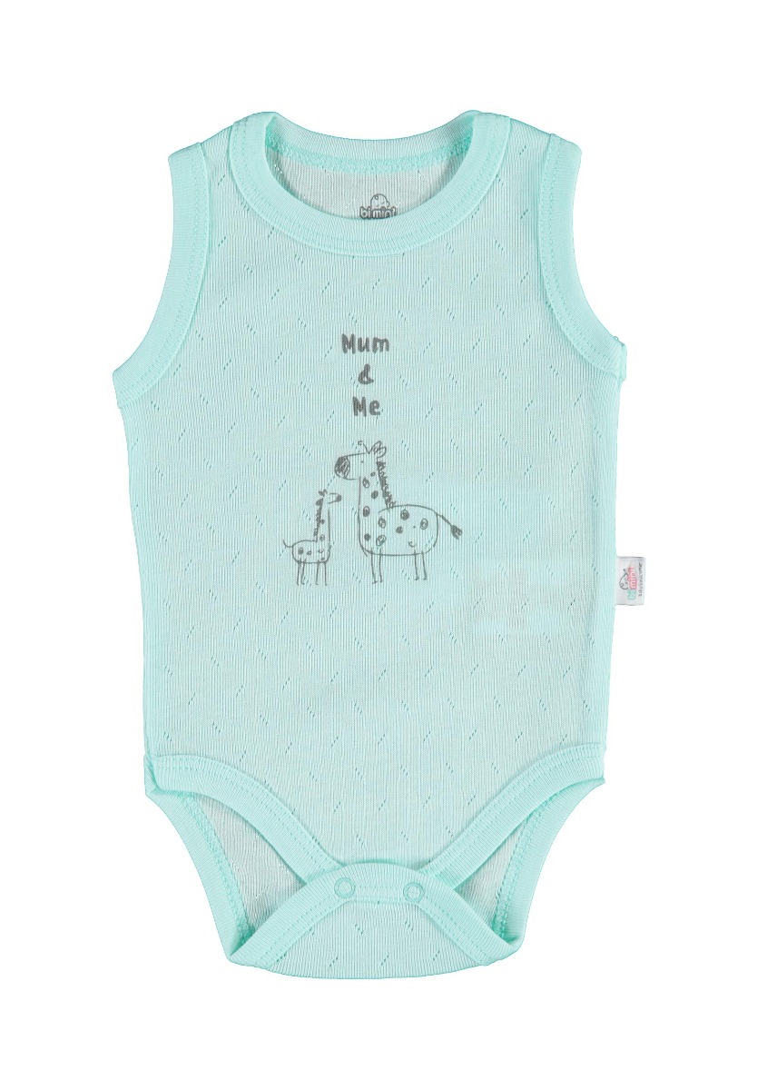Bimini Κορμάκι βρεφικό αμάνικο Mum & Me 56832