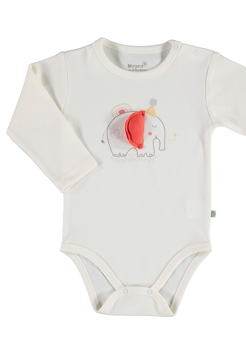 Κορμάκι βρεφικό Biorganic Elephant Magic 56842 φωτογραφία