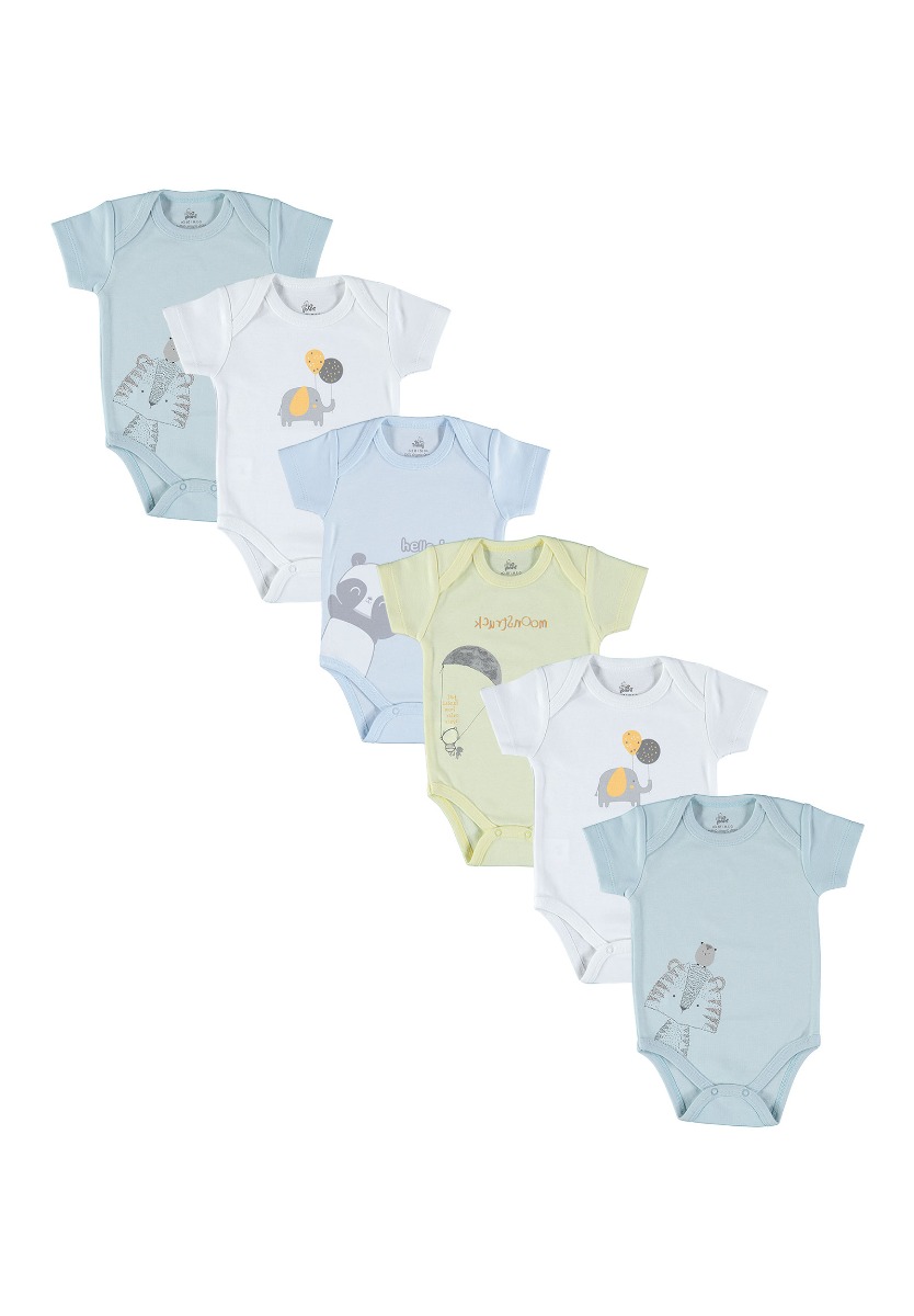 Closet22 Κορμάκια βρεφικά Biorganic Cotton 6 Τεμ. 56857