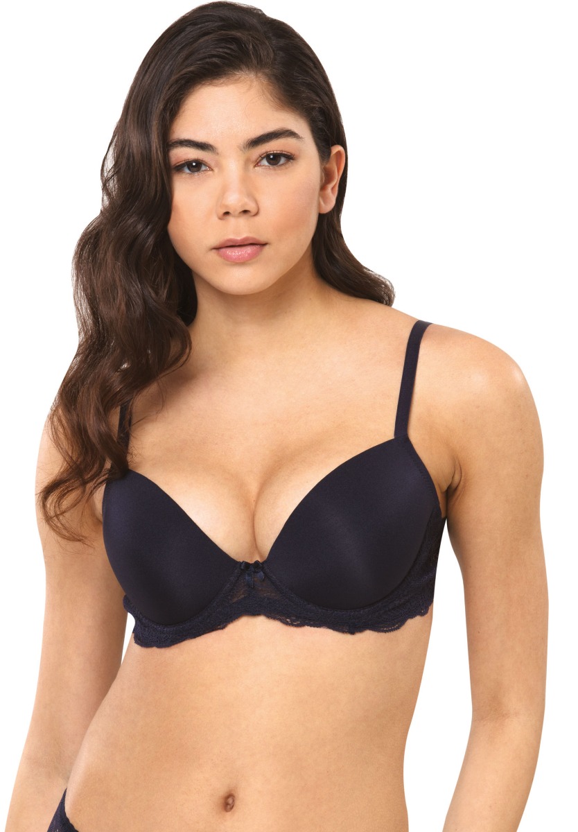 Norddiva Σουτιέν άνετο Push Up Norddiva 5801-Μπλε Σκούρο