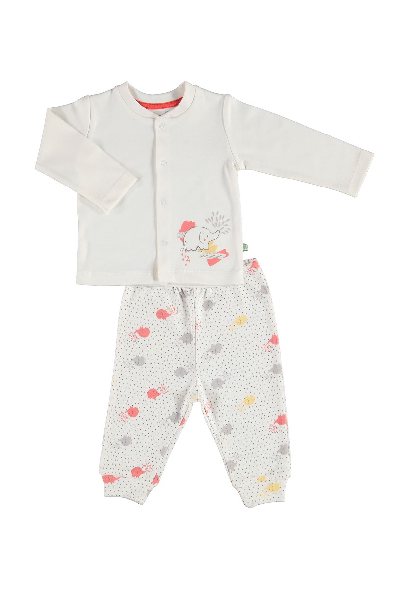 Biorganic Πιτζάμα βρεφική Biorganic Elephant Magic 59664