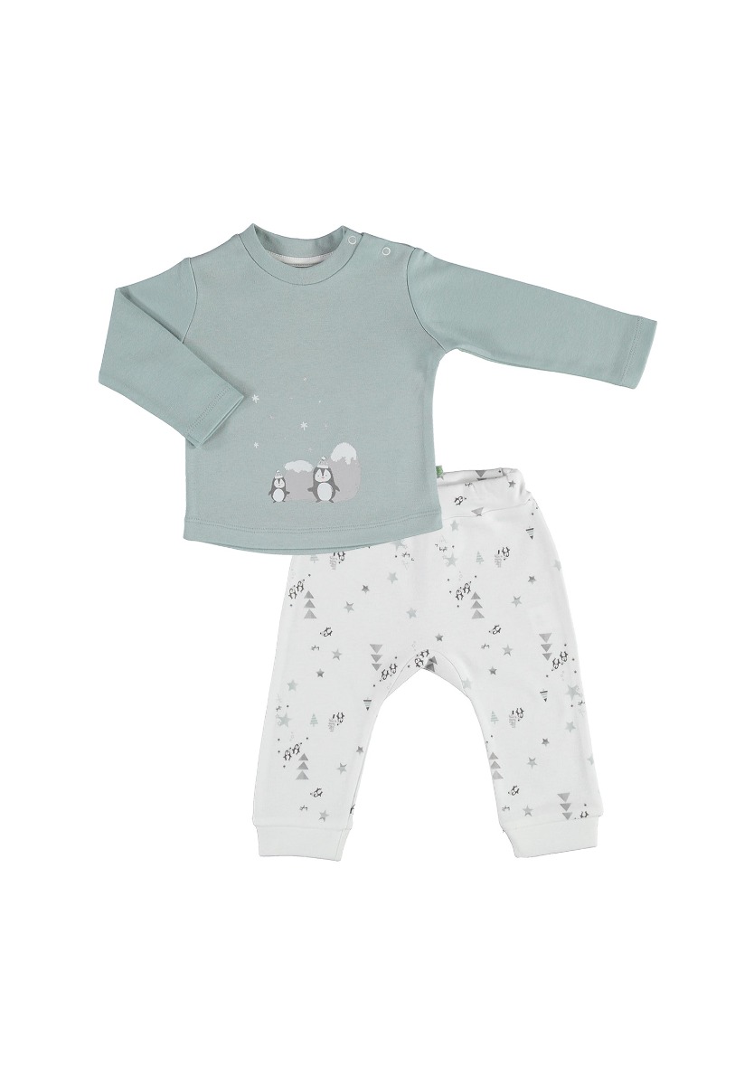 Biorganic Πιτζάμα βρεφική Biorganic Snow Pengun 59671